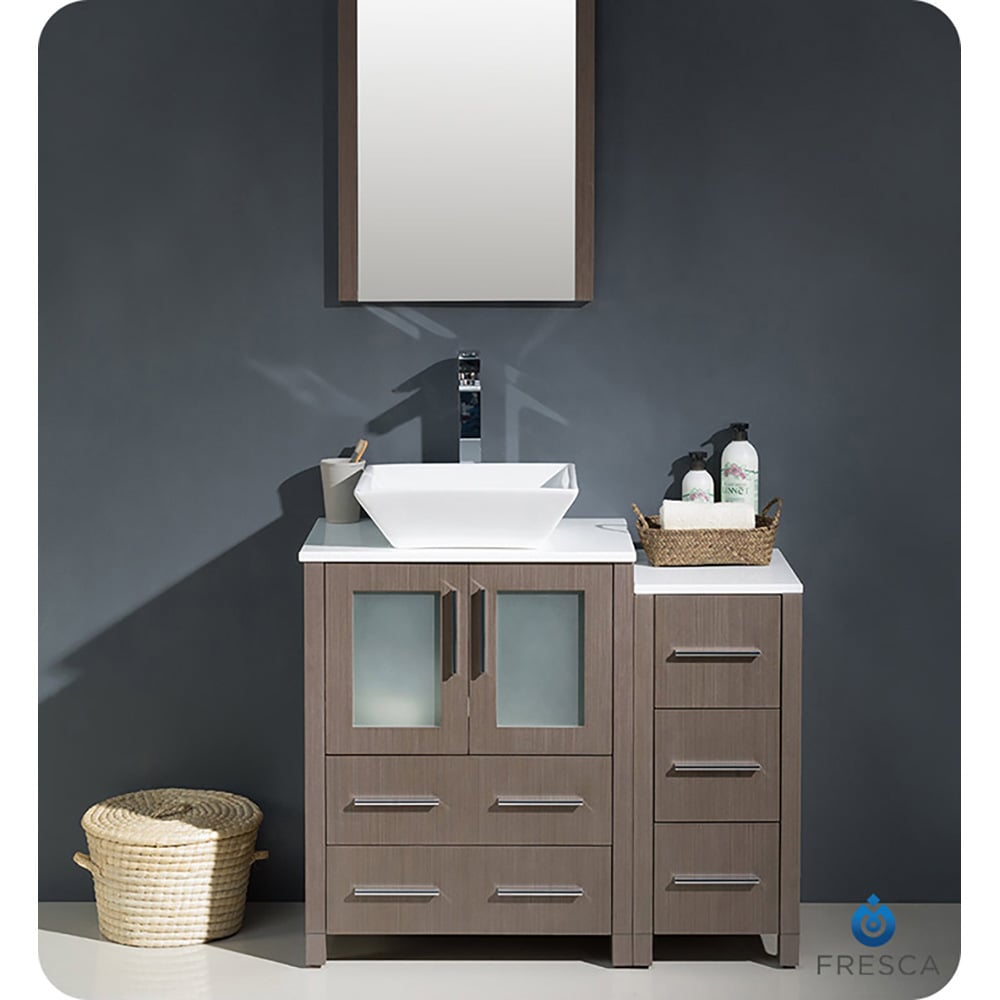 Fresca FCB62-2412GO-CWH-V Bath-Vanity-Combo - View #4