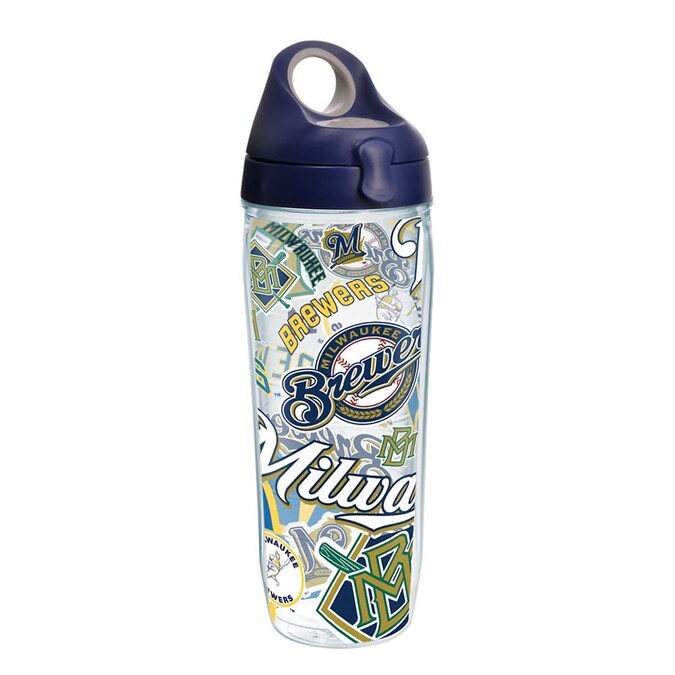 Tervis Milwaukee Brewers MLB 24-fl oz Plastic Water Bottle in the Water ...