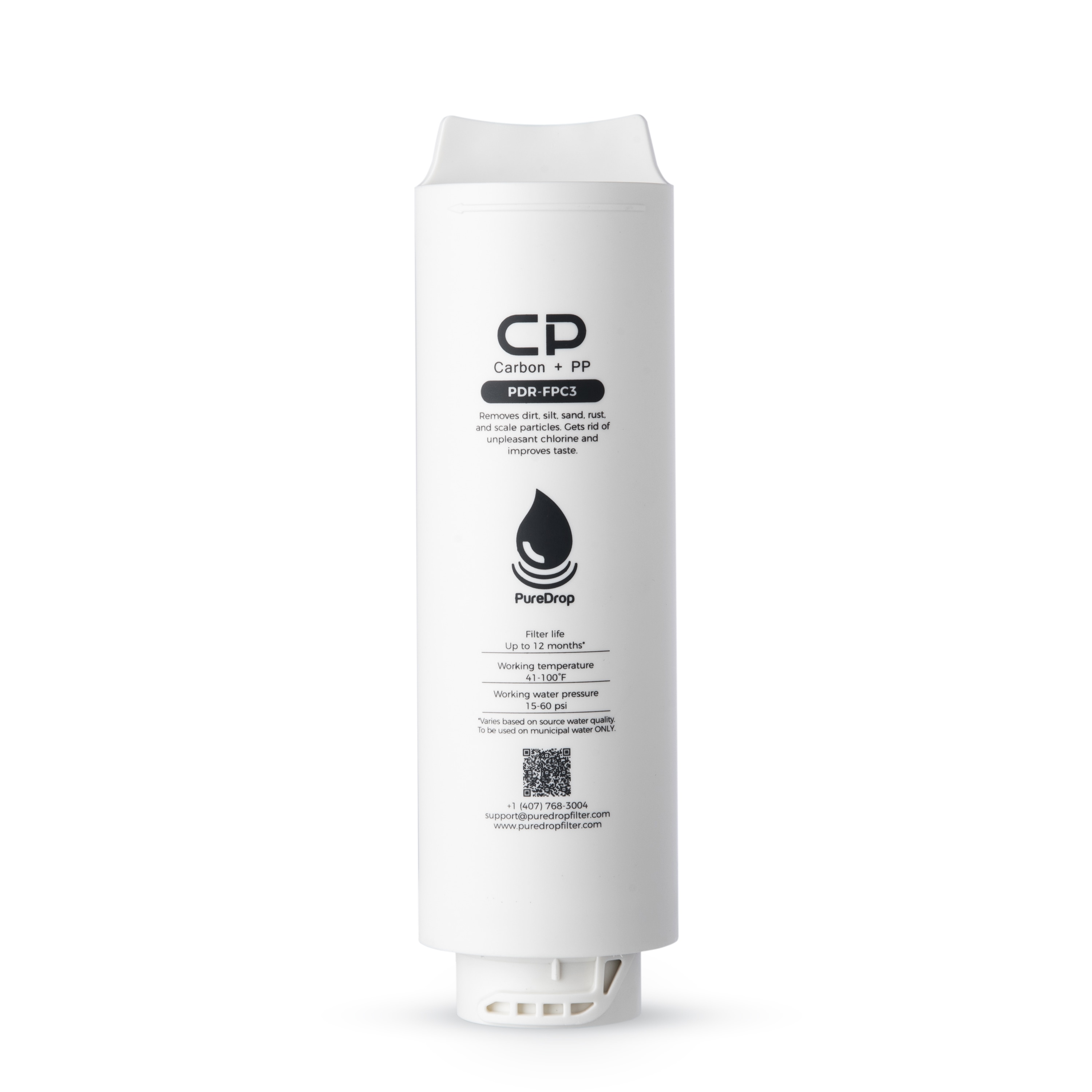 PureDrop PDR-FPC3 PDR-FPC3 Composite/Activated carbon Under sink Replacement Filter