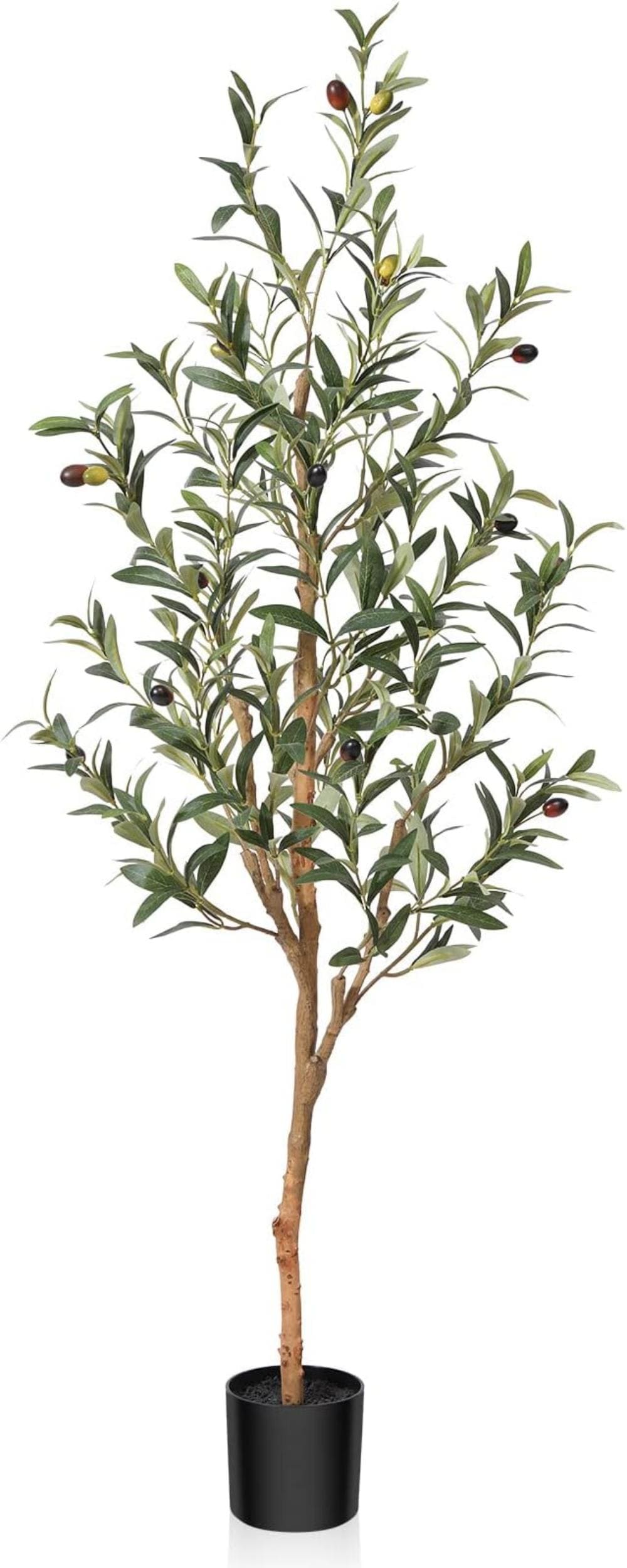 Aveyas AVE011-4FOOT 4ft Artificial Olive Tree for Home Decor