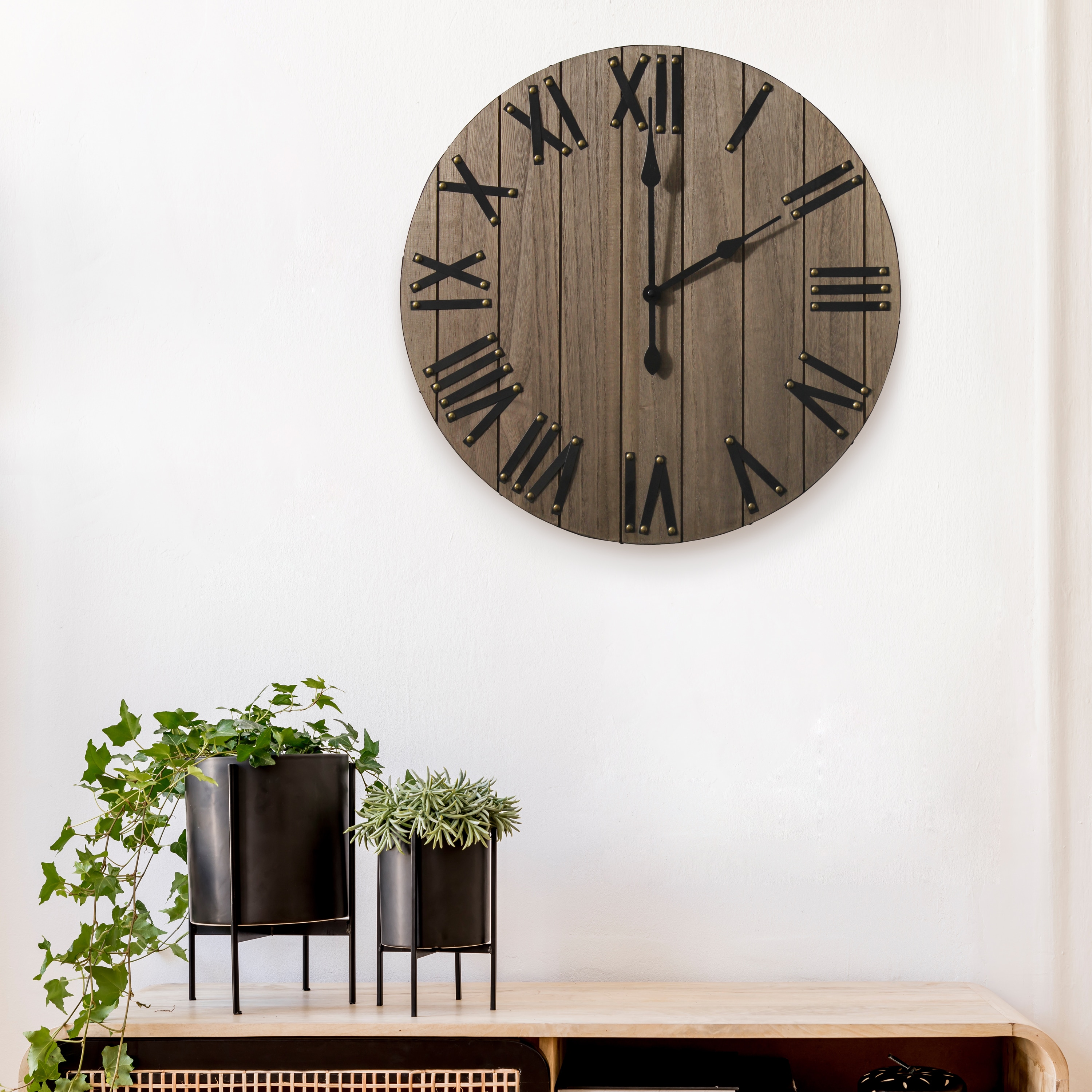 Elegant Designs HG2004-RWD Indoor-Outdoor-Clocks - View #3
