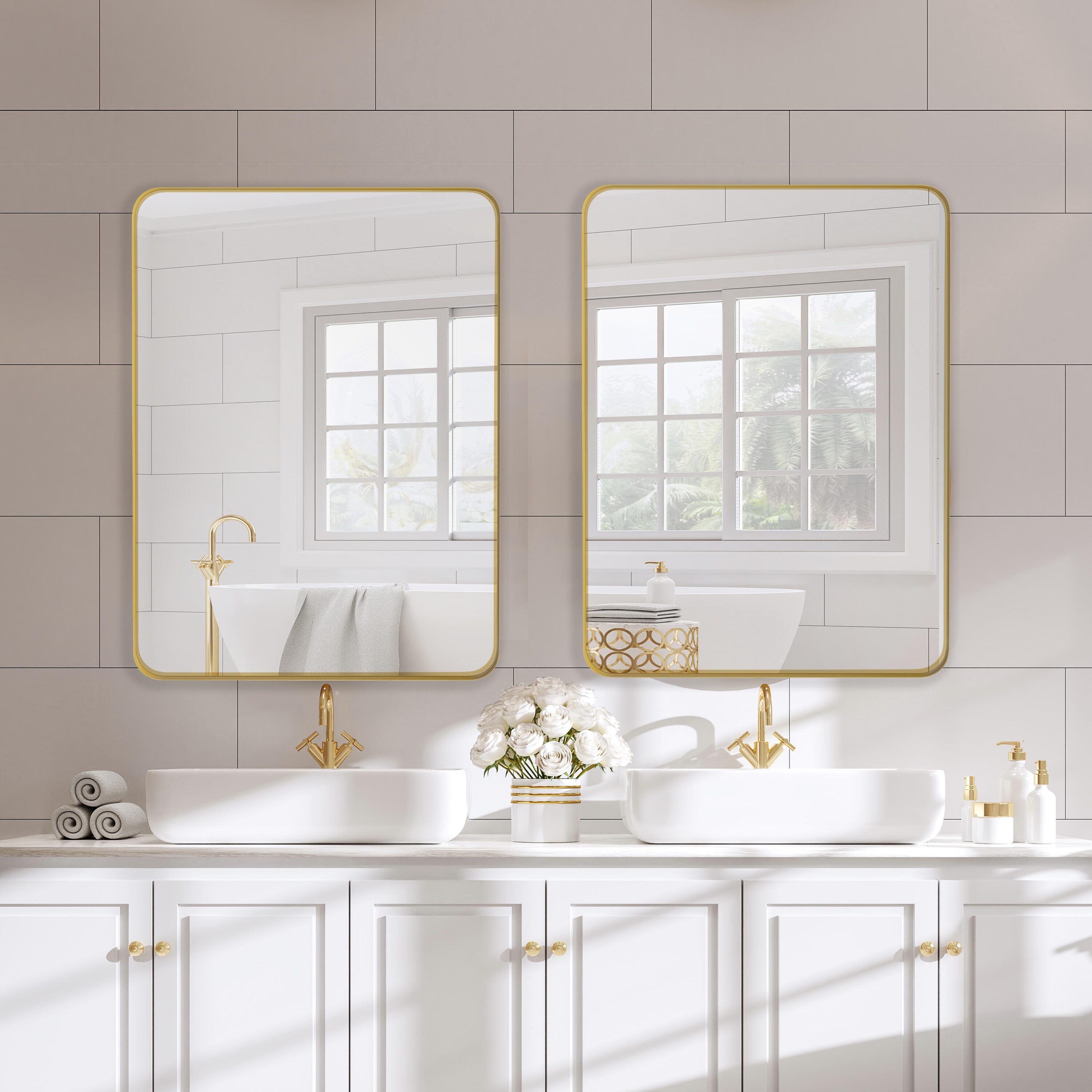 Bayfeve BF-51591-MIR Framed-Bath-Mirrors - View #4