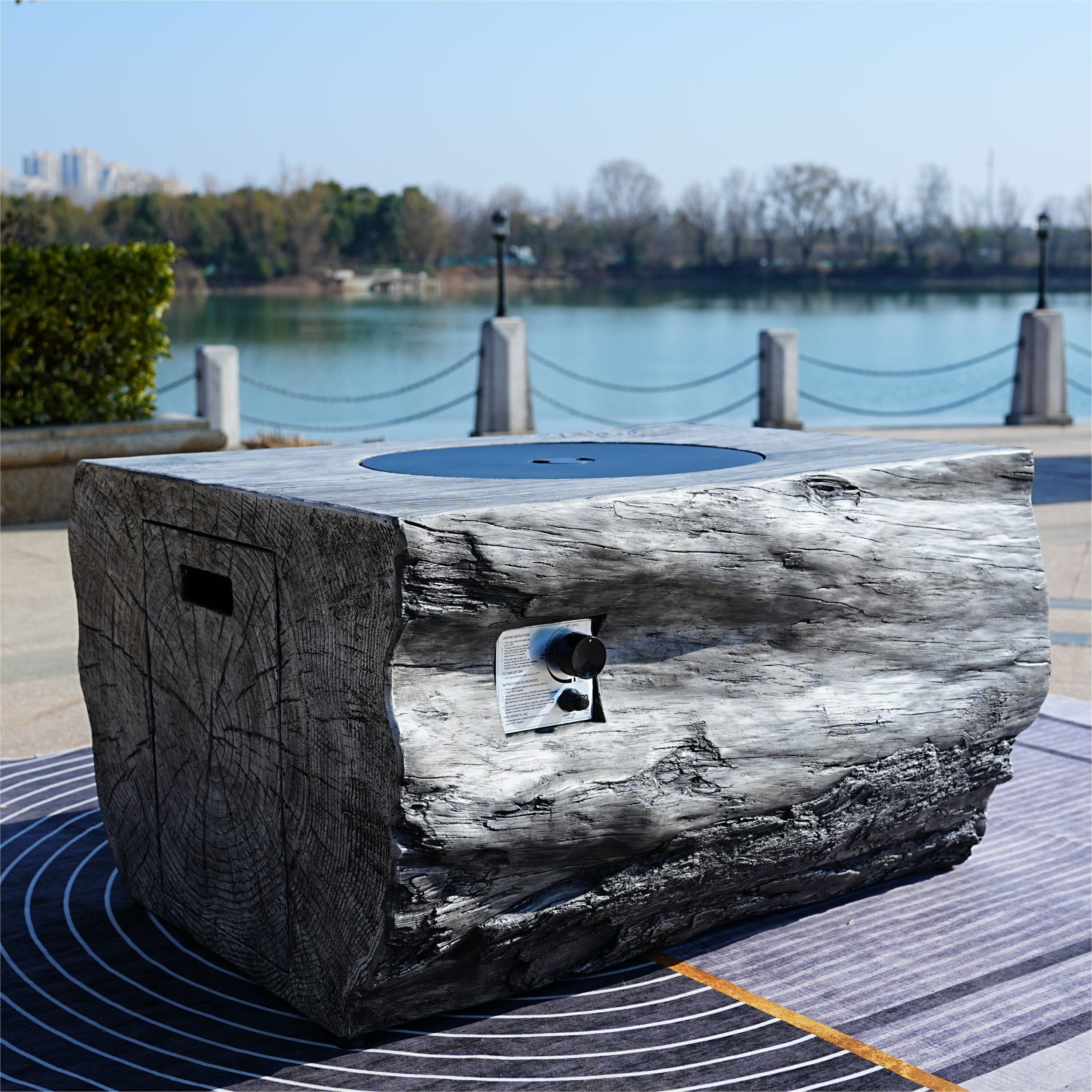 Direct Wicker DWG-2170-GR Outdoor-Gas-Firepits - View #4