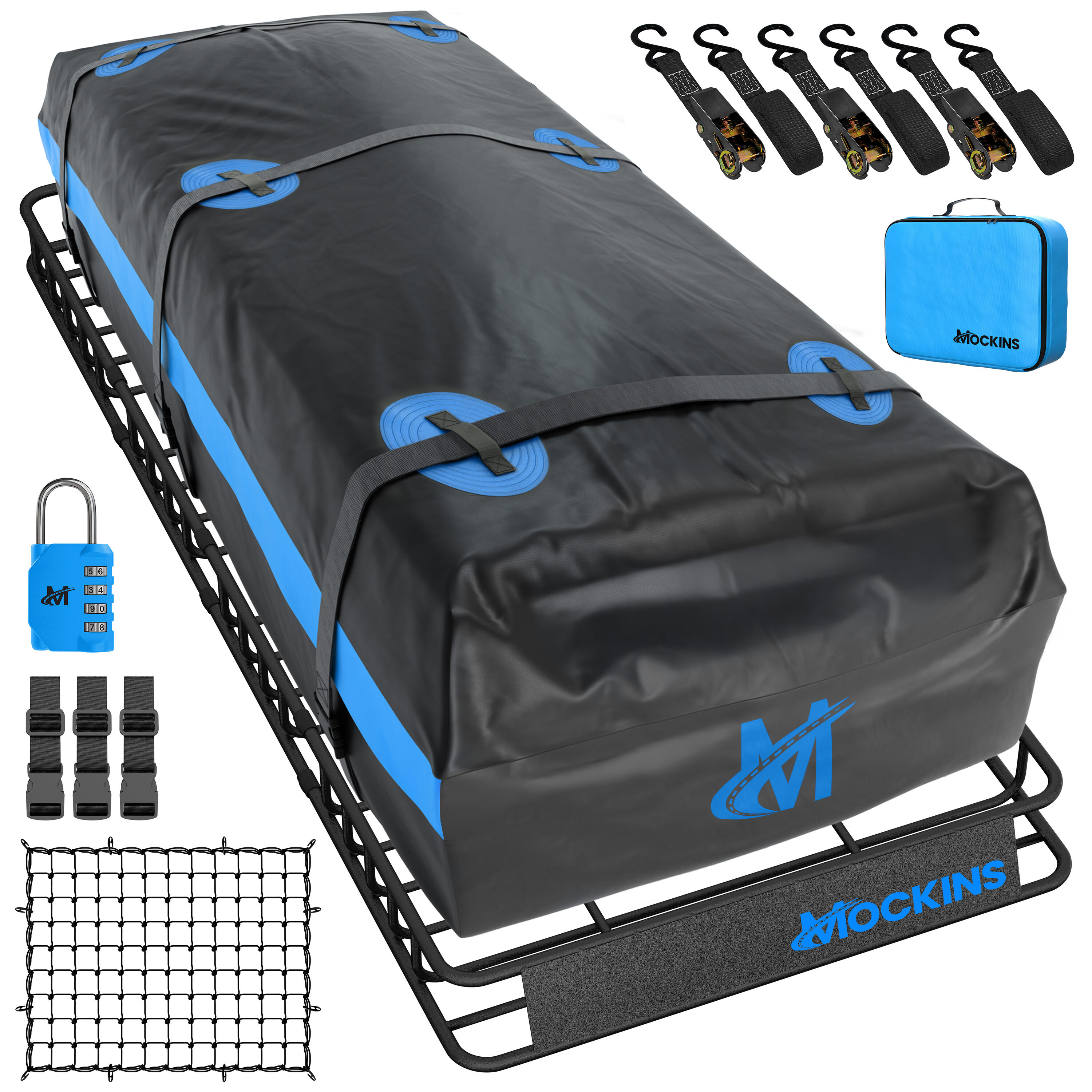 Mockins Roof Carrier 84-in Steel Roof Multi-use rack (Hardware Included)