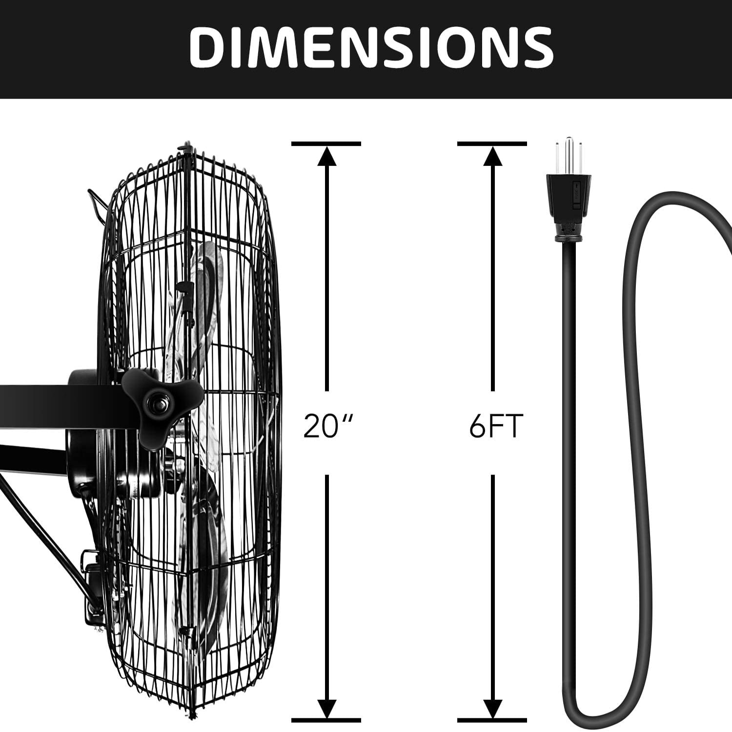 GZMR GZ-DHFND7LE Wall-Mounted-Fans - View #3