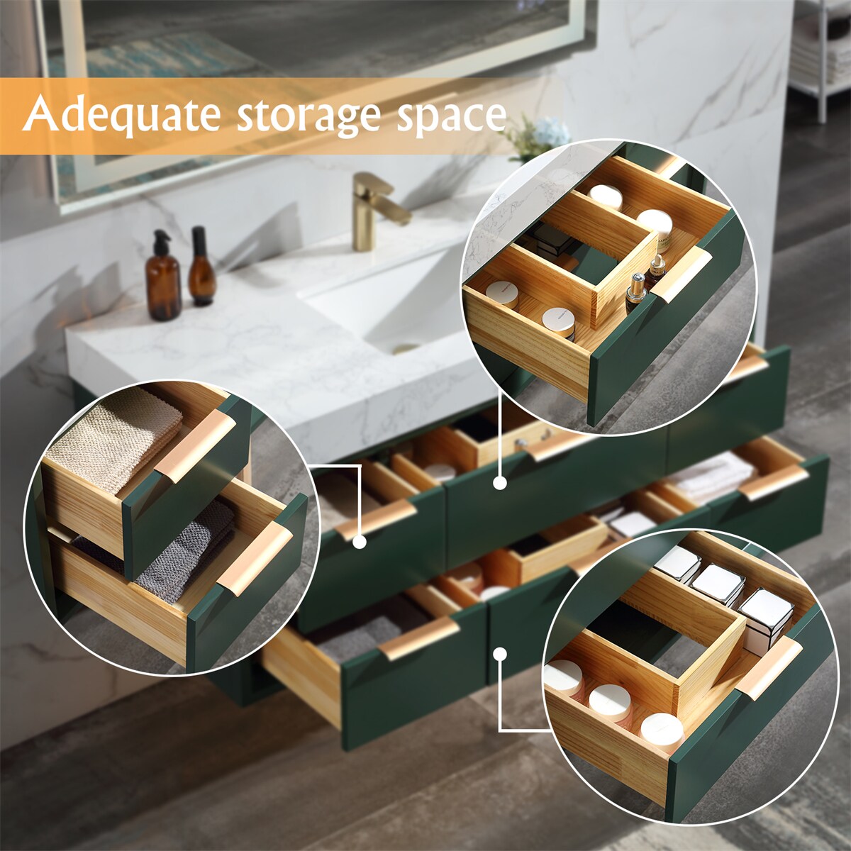 Iseryn AAB48V9GN4 Bath-Vanity-Combo - View #6