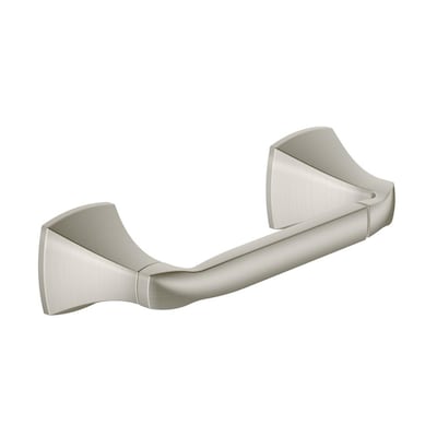 Moen Voss Brushed Nickel Wall Mount Pivot Toilet Paper Holder In The Holders Department At Com - Wall Mounted Toilet Paper Holder Target