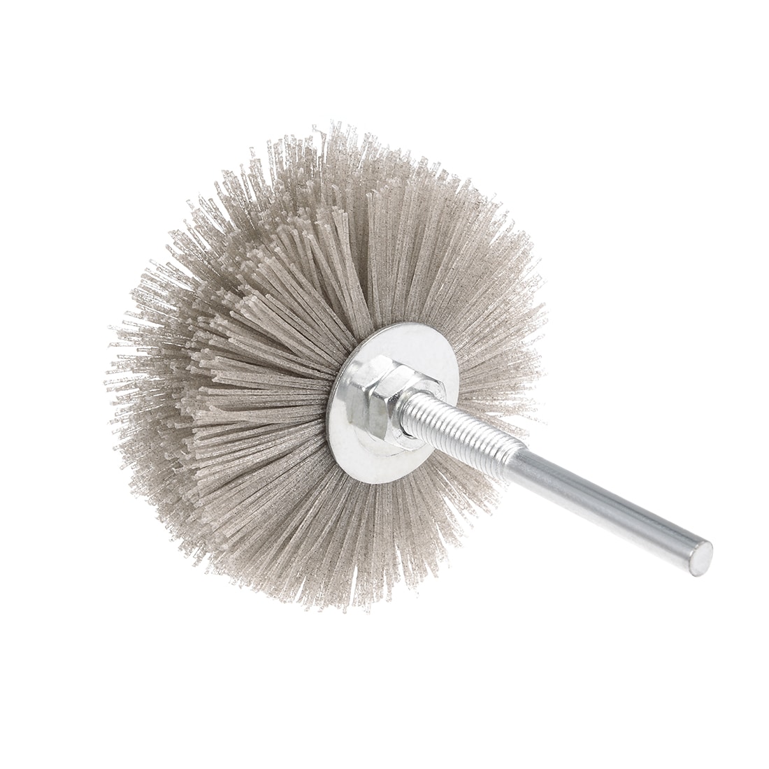 Unique Bargains Nylon Wheel Brush 320 Grits Abrasive Grinding Head with 6mm Threaded Shank