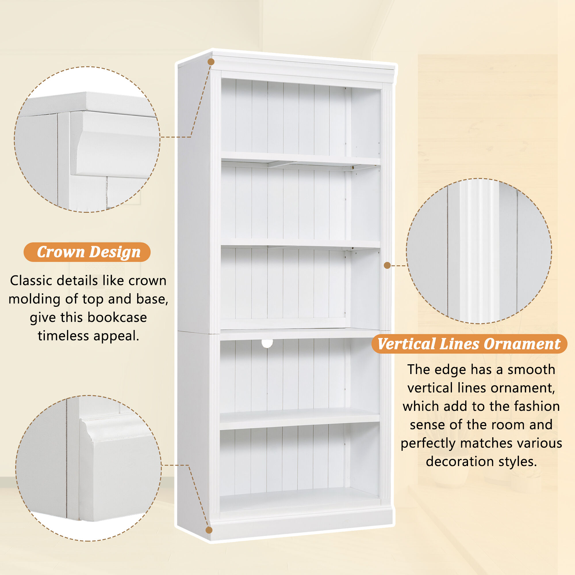 Huluwat XH-S191961K bookcases - View #6