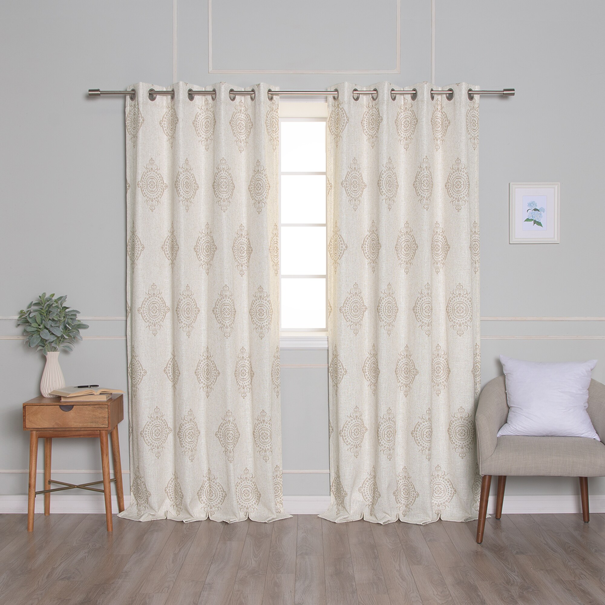 Best Home Fashion JC-16-MED02-84-BEIGE curtains - View #6