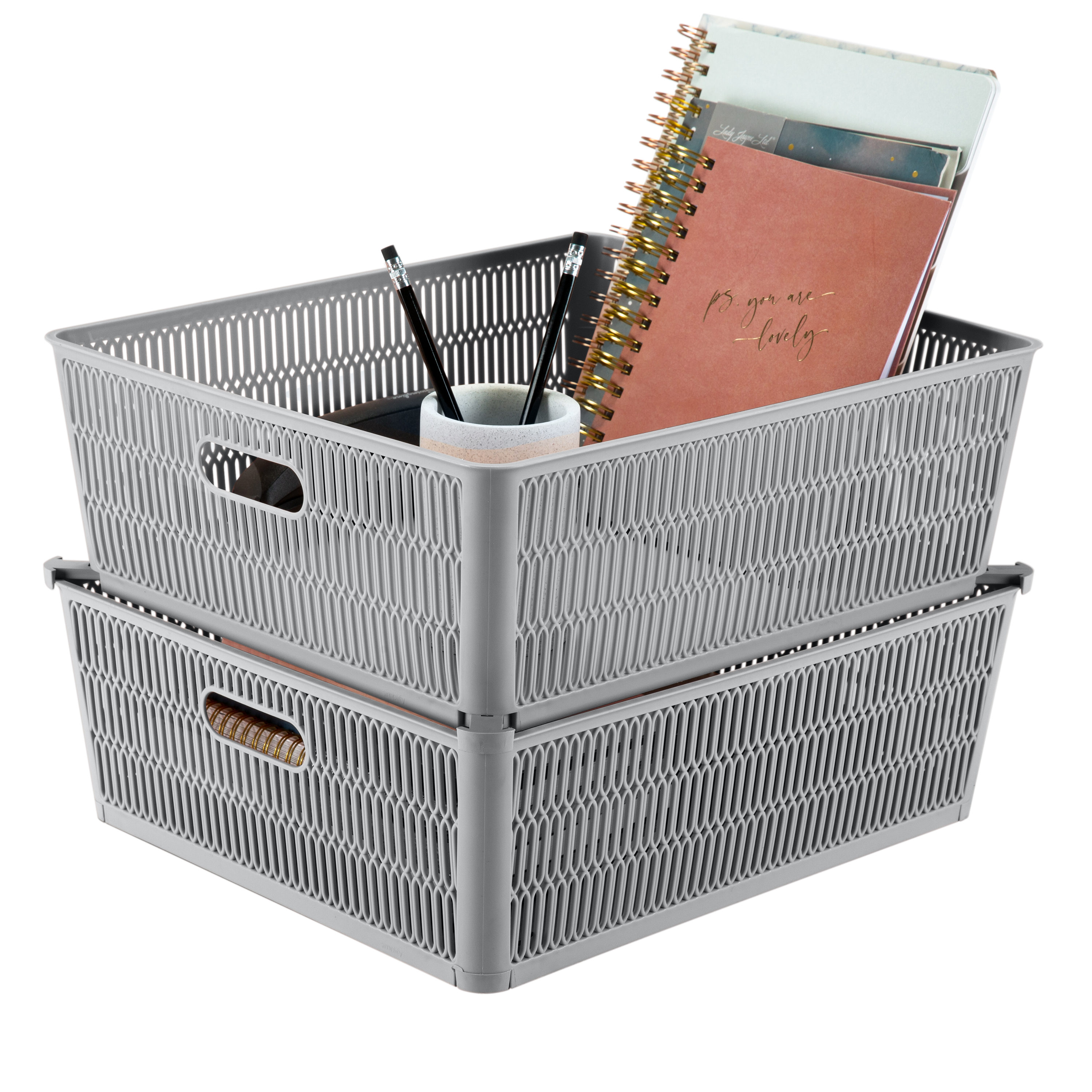 Simplify 25933-GREY Bins-Baskets - View #5