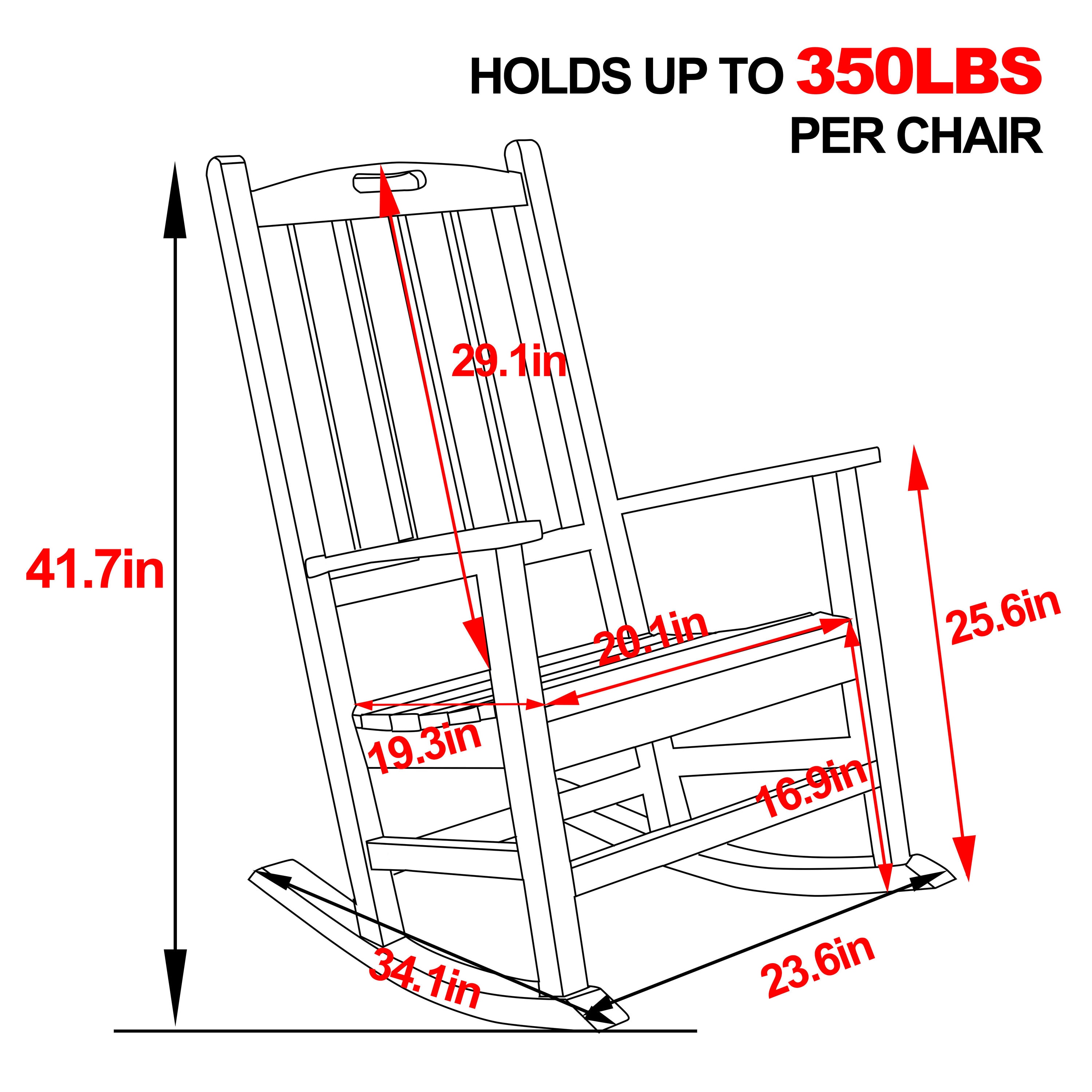 VEIKOUS PG0207-HDPE-BU-1 Patio-Chairs - View #3