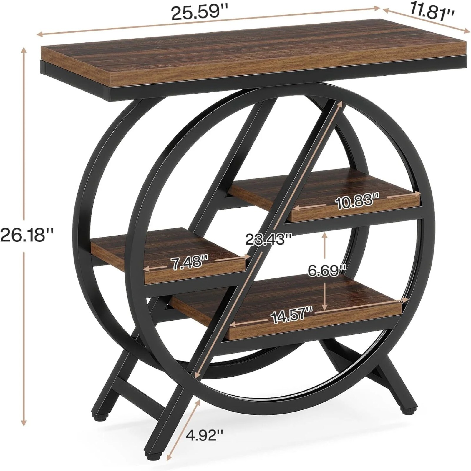 GlasFlength LW-DSK-741 End-Tables - View #3