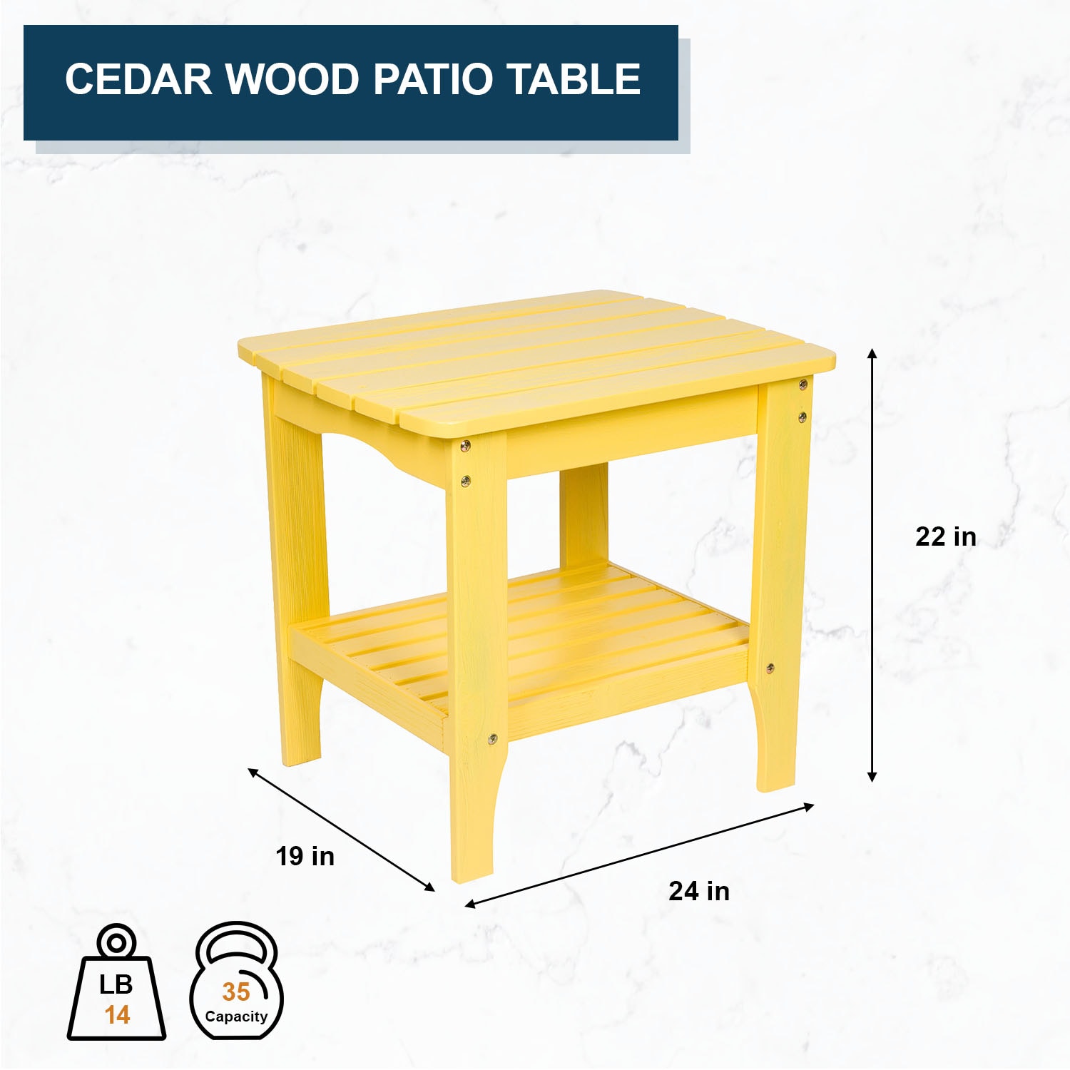 Shine Company 4113LY Patio-Tables - View #8