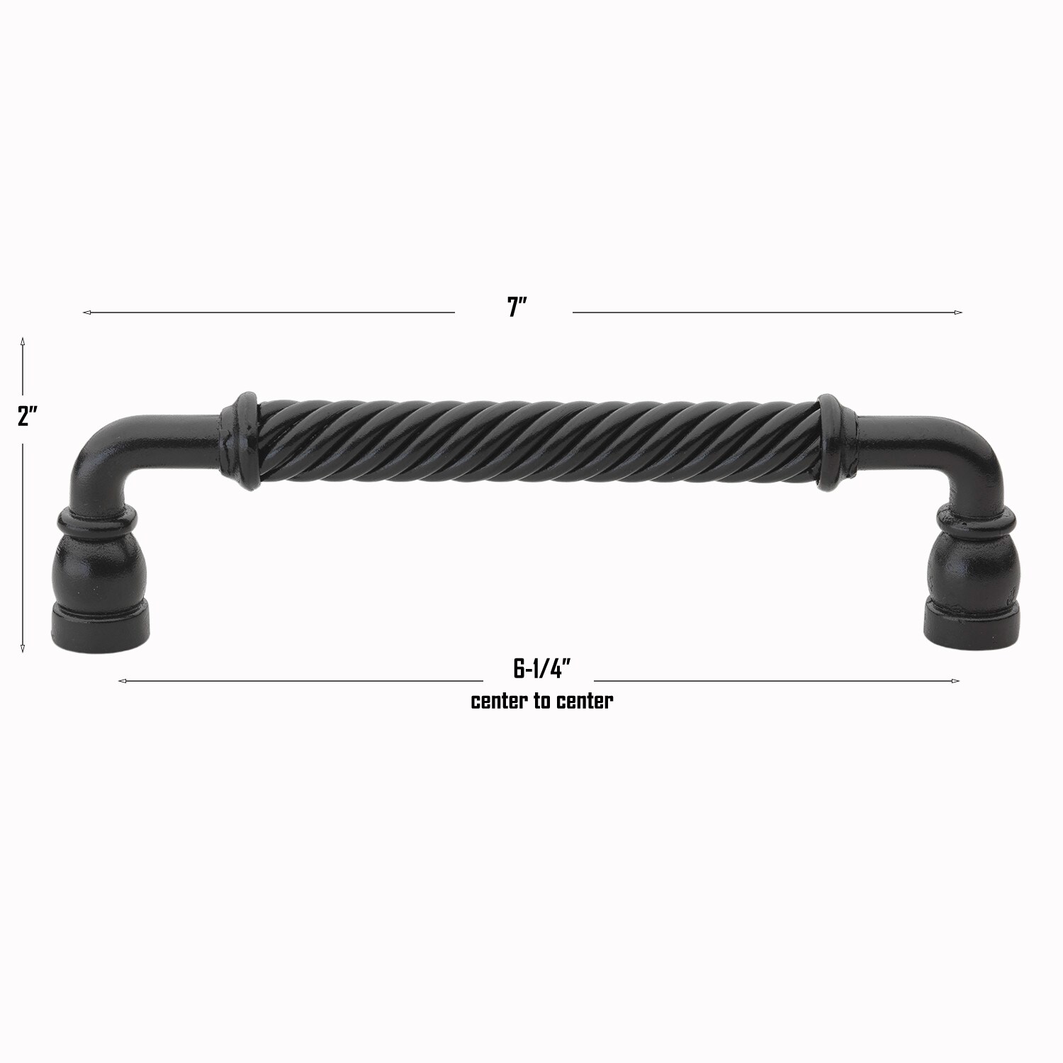 GlideRite Hardware 3133-160-MB-10 Cabinet-Pulls - View #4