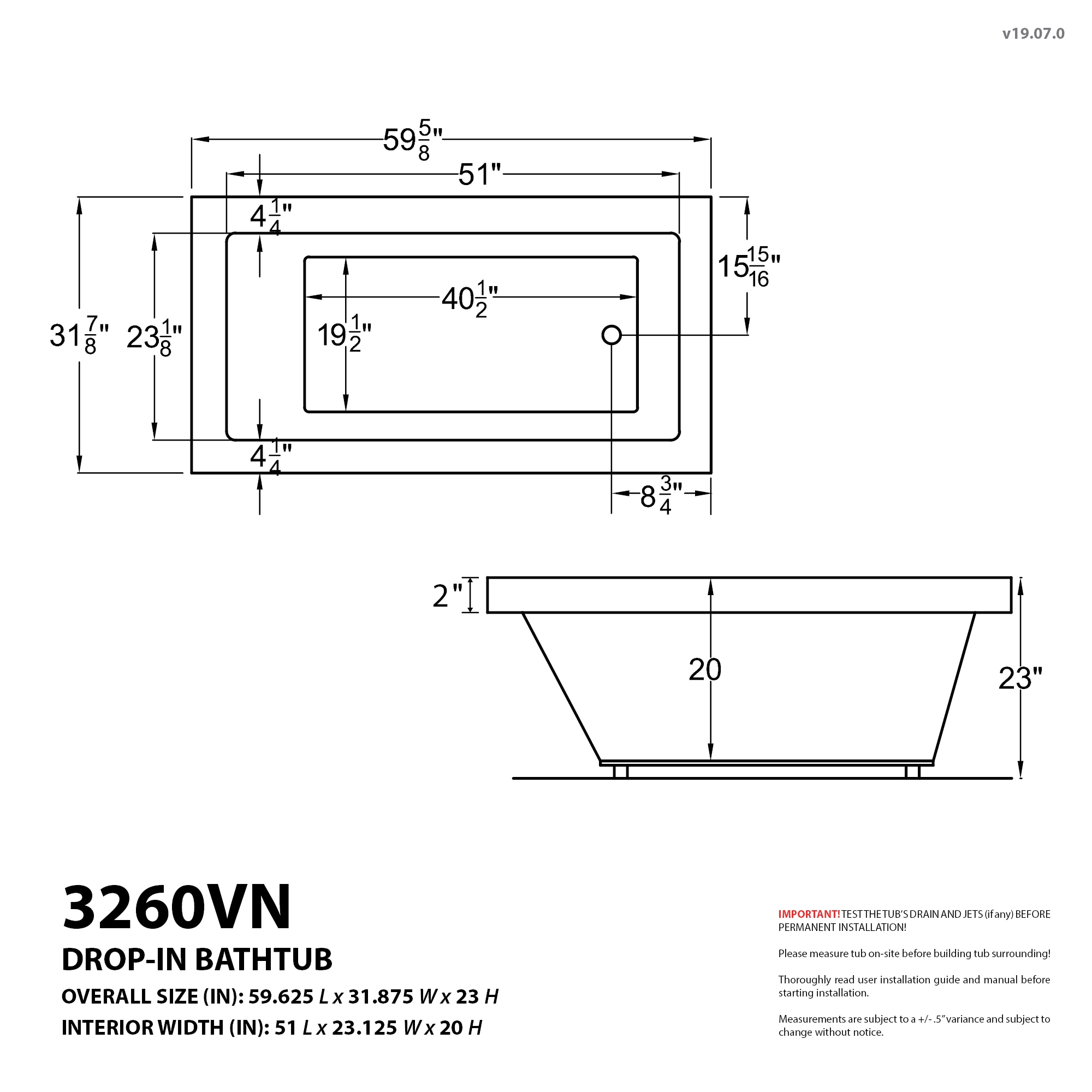 Endurance LS3260VNDR bathtubs - View #5