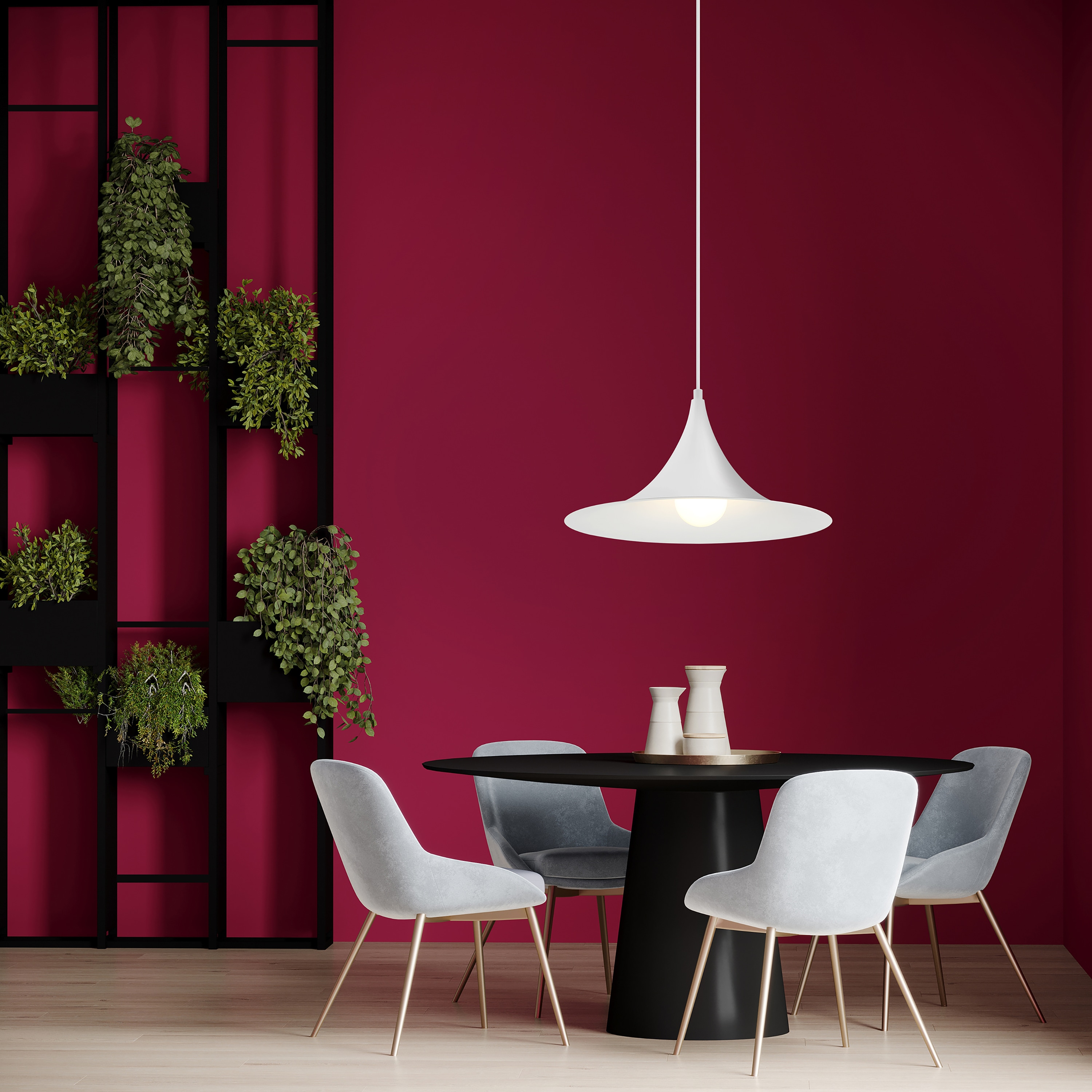 Access Lighting 23785LEDDLP-MWH Pilson Satin Modern/contemporary Cylinder Mini Hanging Pendant light