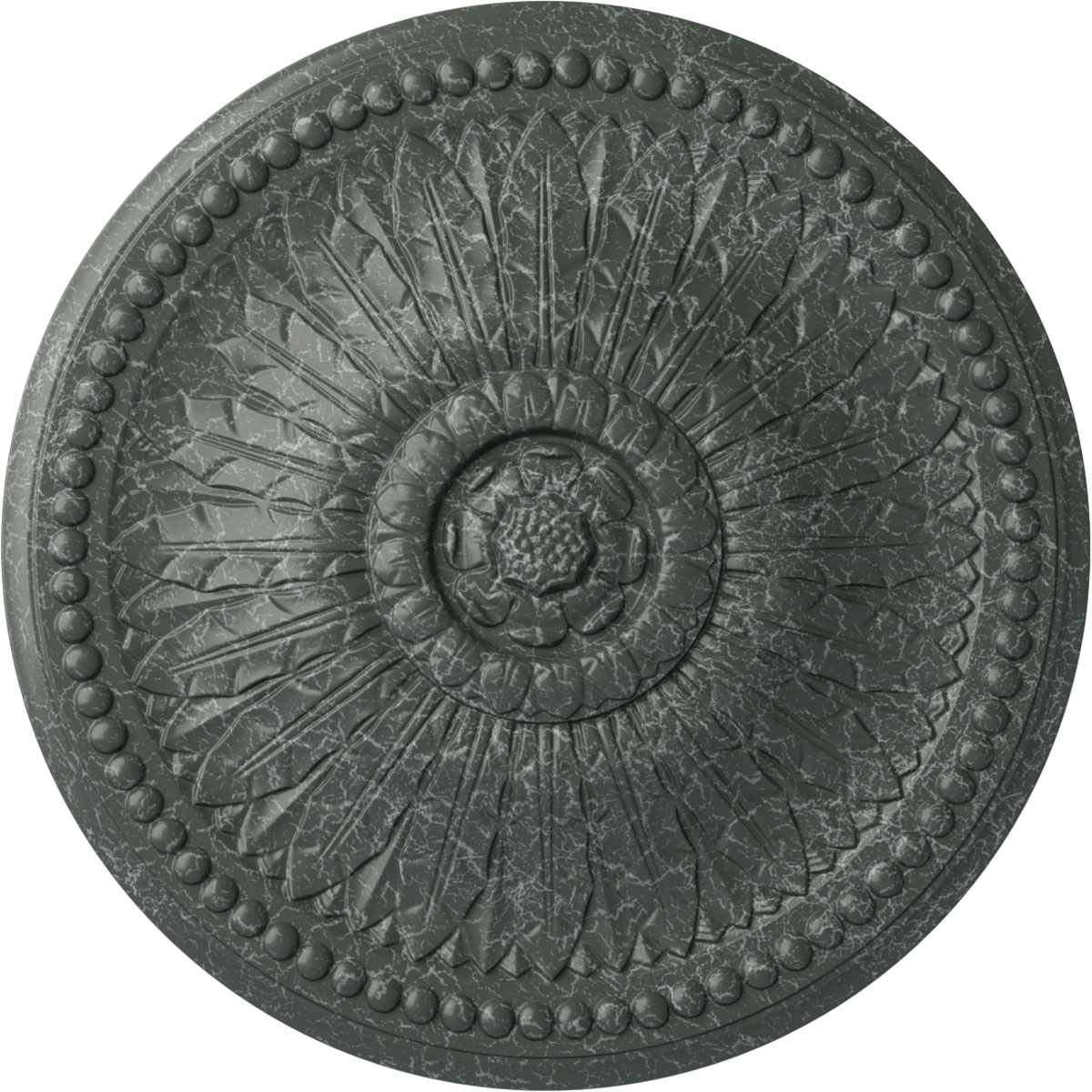 Ekena Millwork CM29SPAGC Springtime 29.375-in W x 29.375-in L Athenian Green Crackle Polyurethane Ceiling Medallion