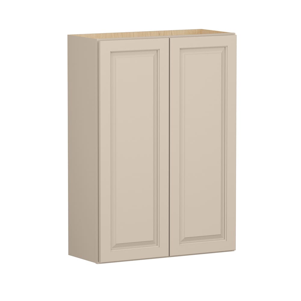 Shenandoah Stemson 30-in W x 42-in H x 12-in D Oat Painted Wall Fully Assembled Cabinet Raised Panel Raised panel
