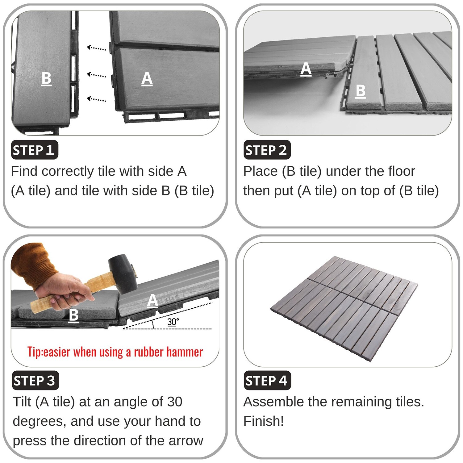 Bybafun YA1000012 Deck-Tiles - View #5