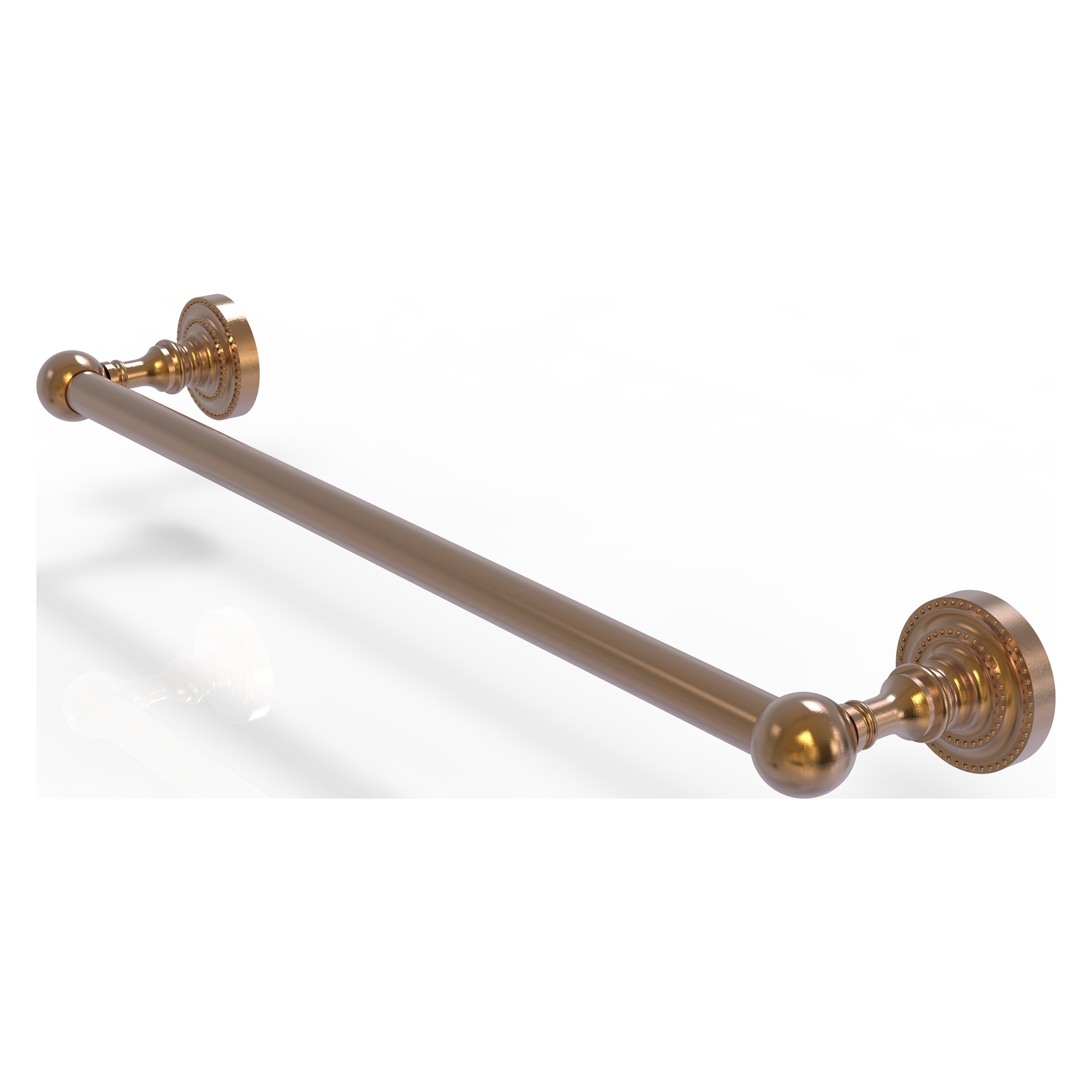 Allied Brass DT-41/24-BBR Dottingham 24-in Brushed Bronze Wall mount Single Towel Bar