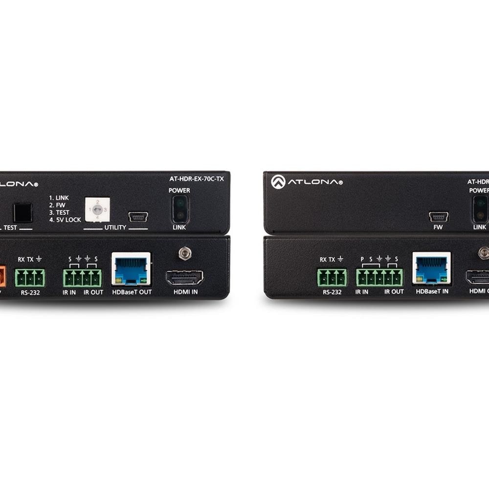  SPP15649 Atlona AT-HDR-EX-70C-KIT 4K HDR Transmitter and Receiver Set with IR, RS-232 and PoE