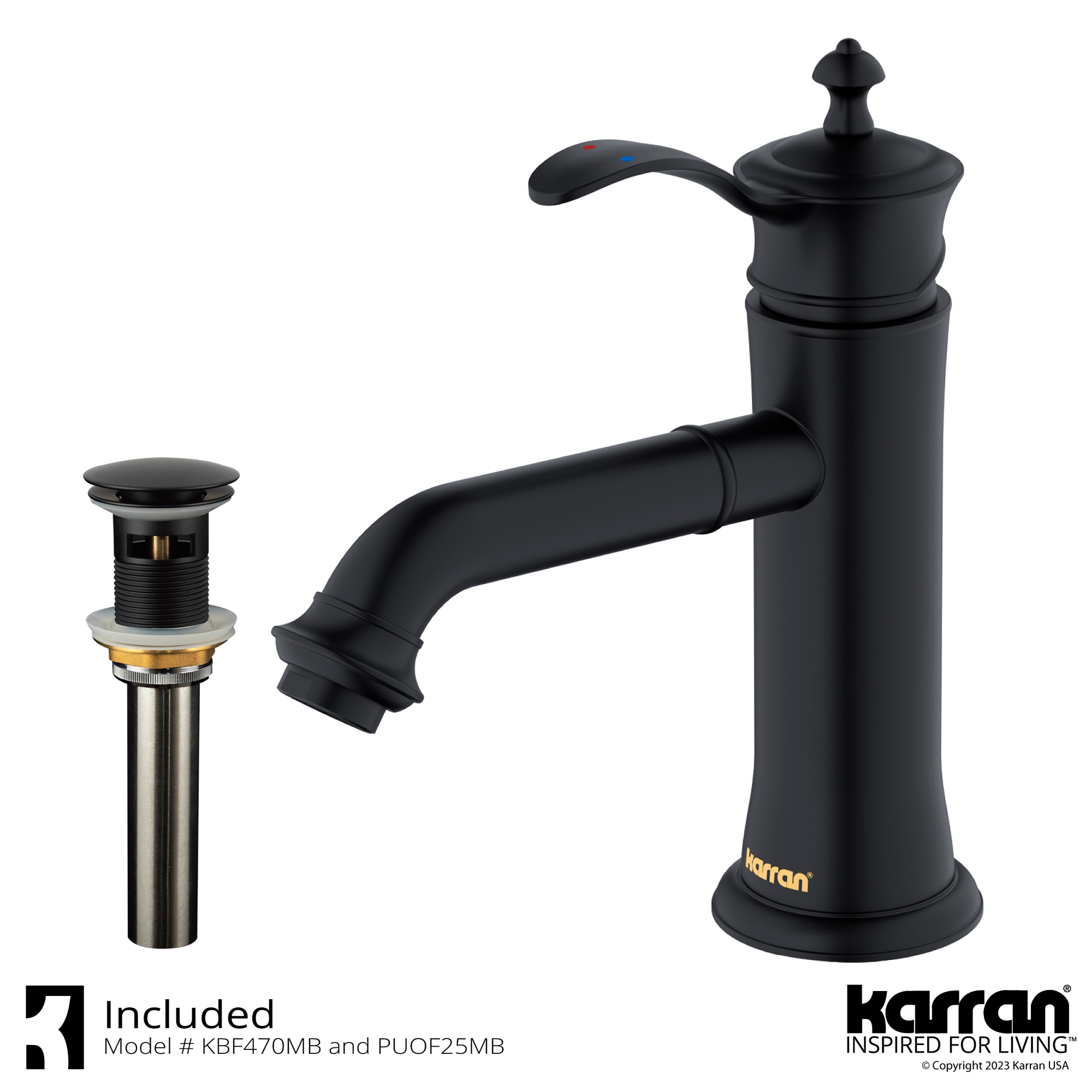 Karran KBF470MB Lavatory-Faucets - View #2