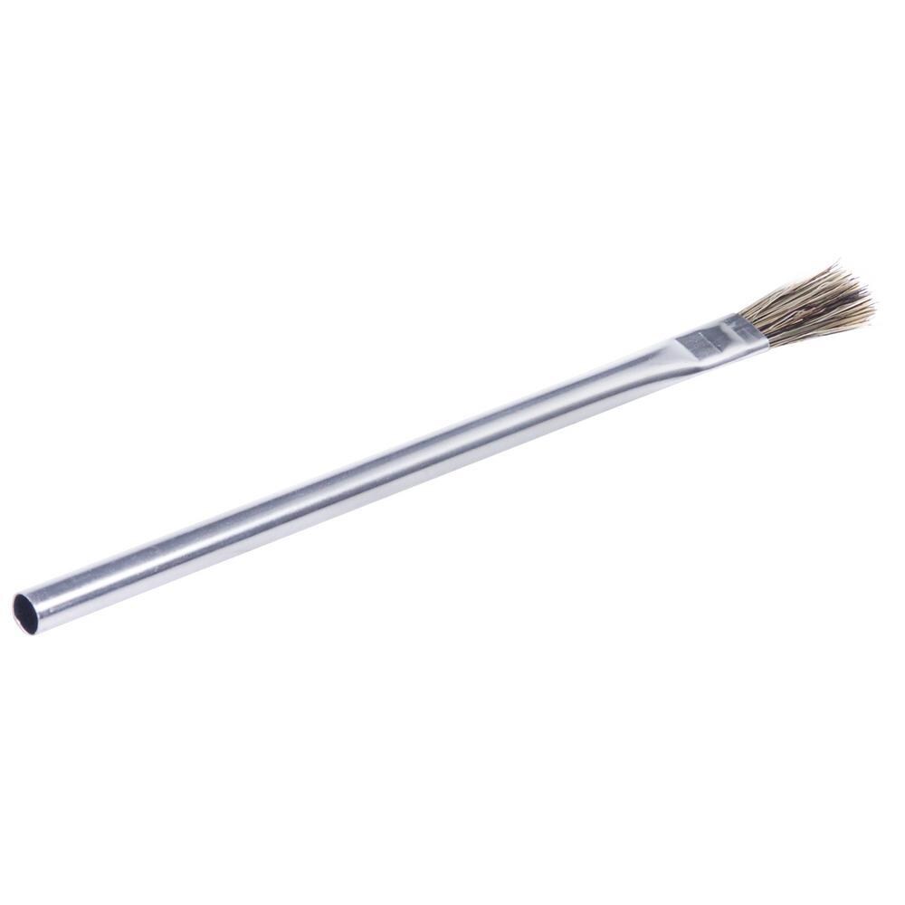 Ram-pro 36 Flexible Horsehair Bristle Tin/Metal Tubular Ferrule Handle Acid/Flux Brushes for Home/School/Shop/Garage