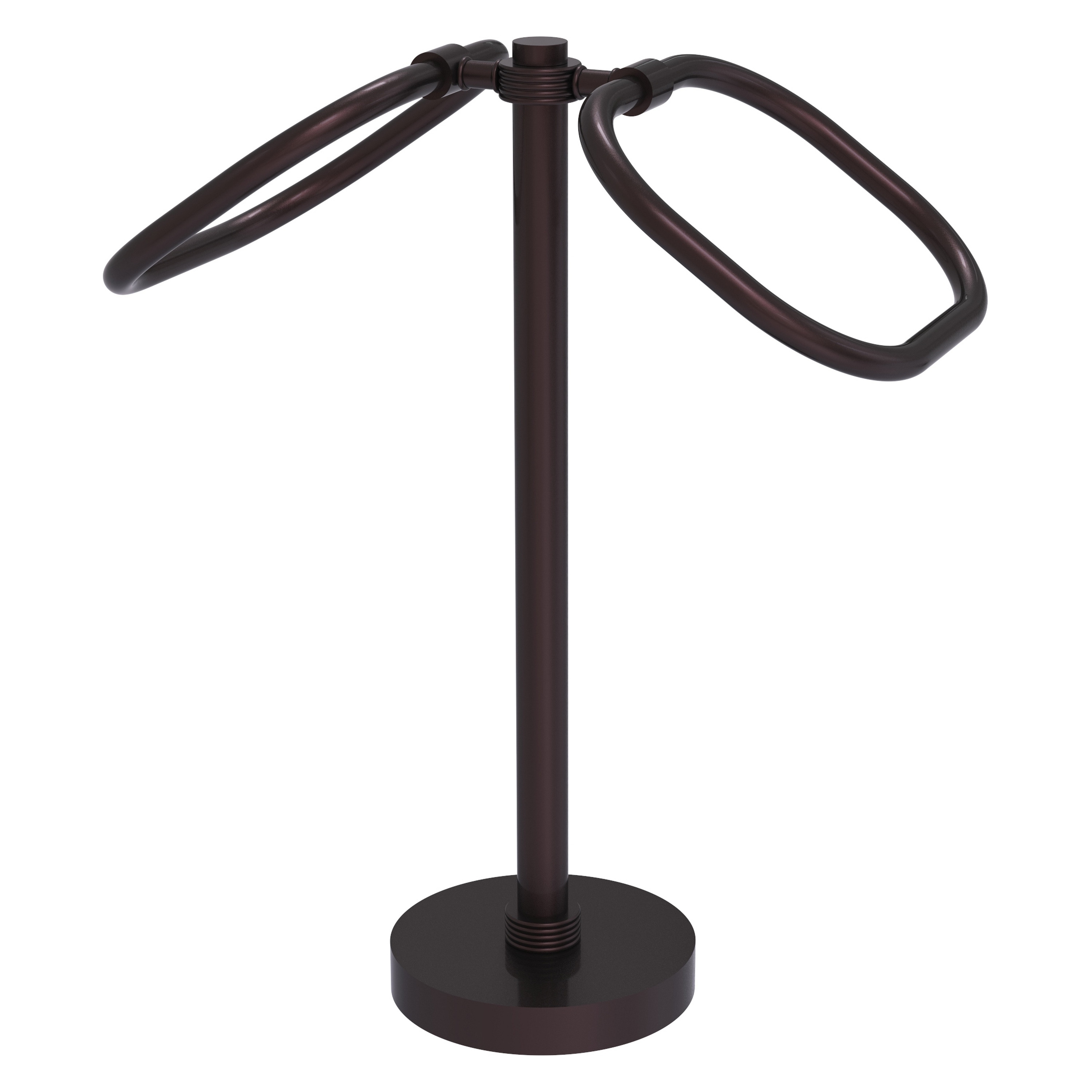 Allied Brass TB-20G-ABZ Antique Bronze Freestanding countertop Double Towel Ring