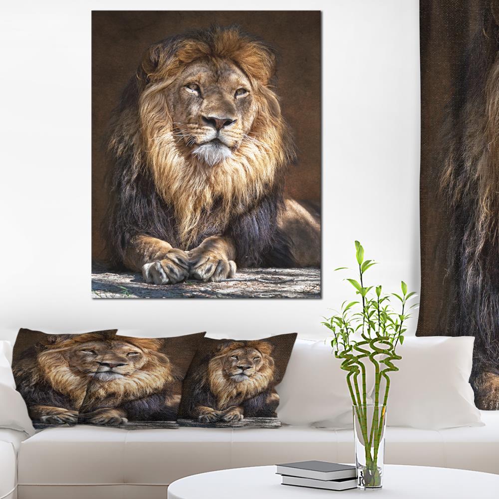 Designart 40-in H x 30-in W Animals Print on Canvas in the Wall Art ...