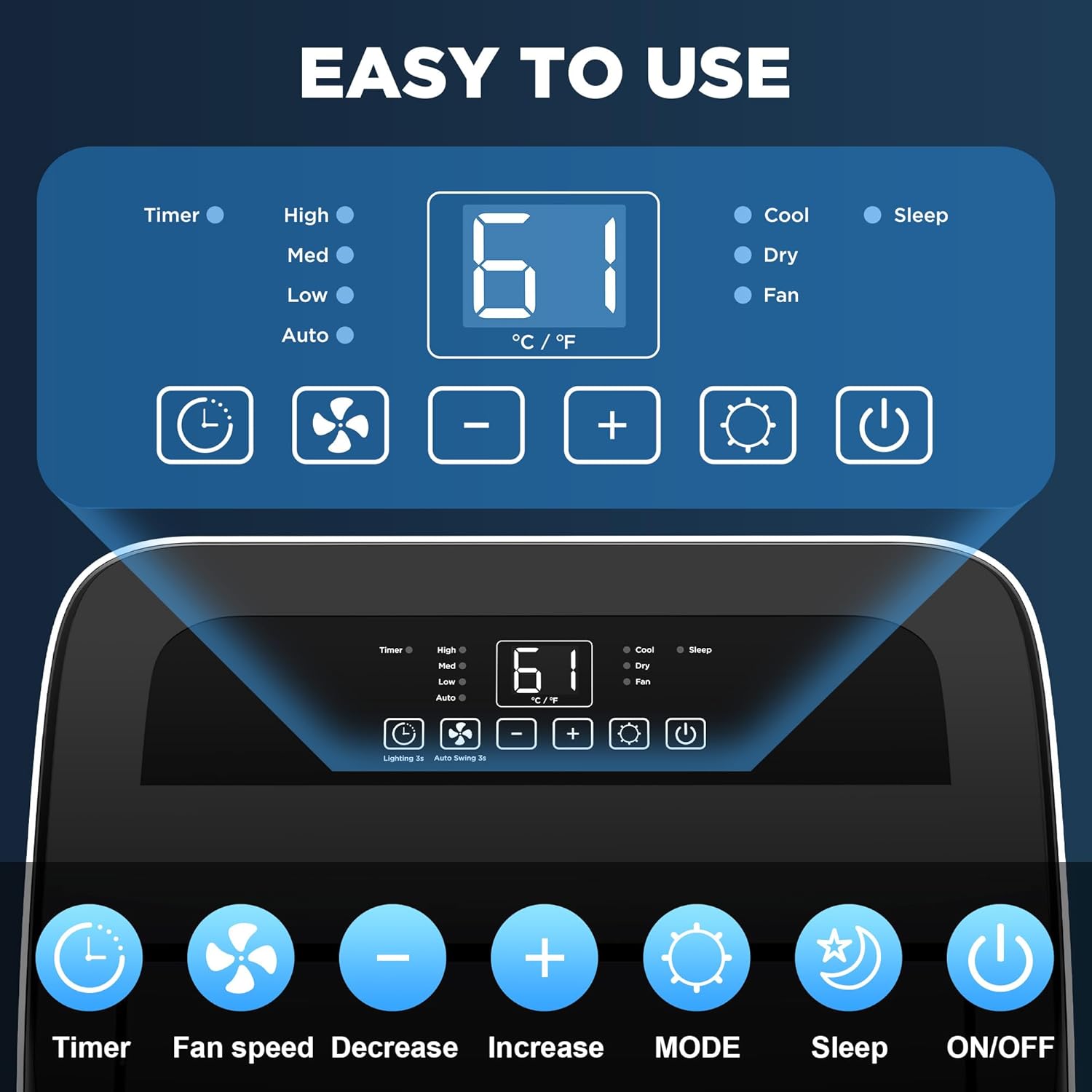 Humhold DAC-10CPD-A1 Portable-Air-Conditioners - View #7