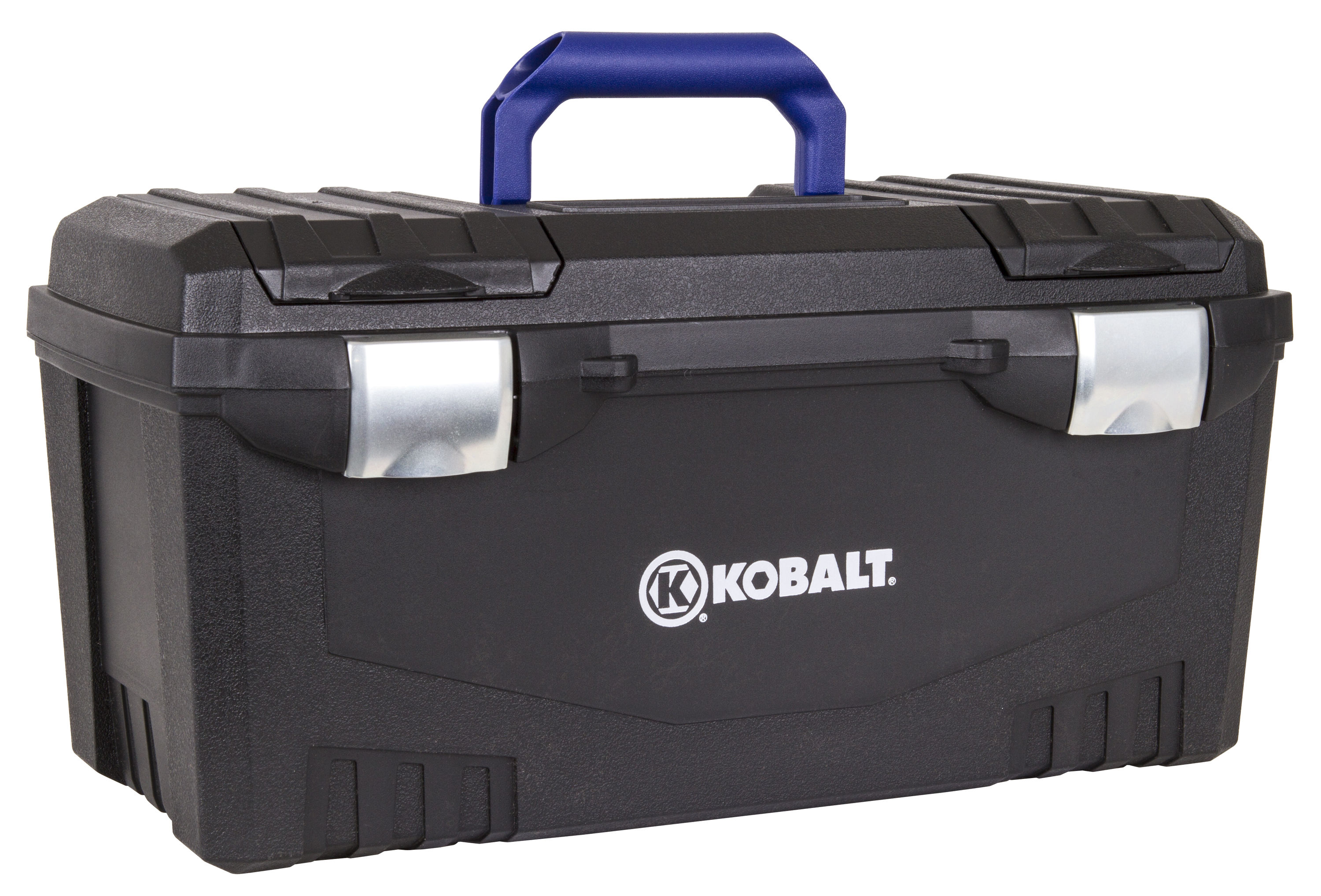 Kobalt 20-in Black Plastic Lockable Tool Box at