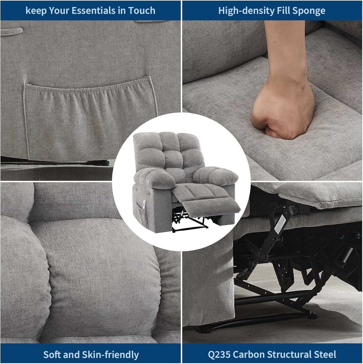 GAOMON CQC-CRB3KUD10NN recliners - View #5