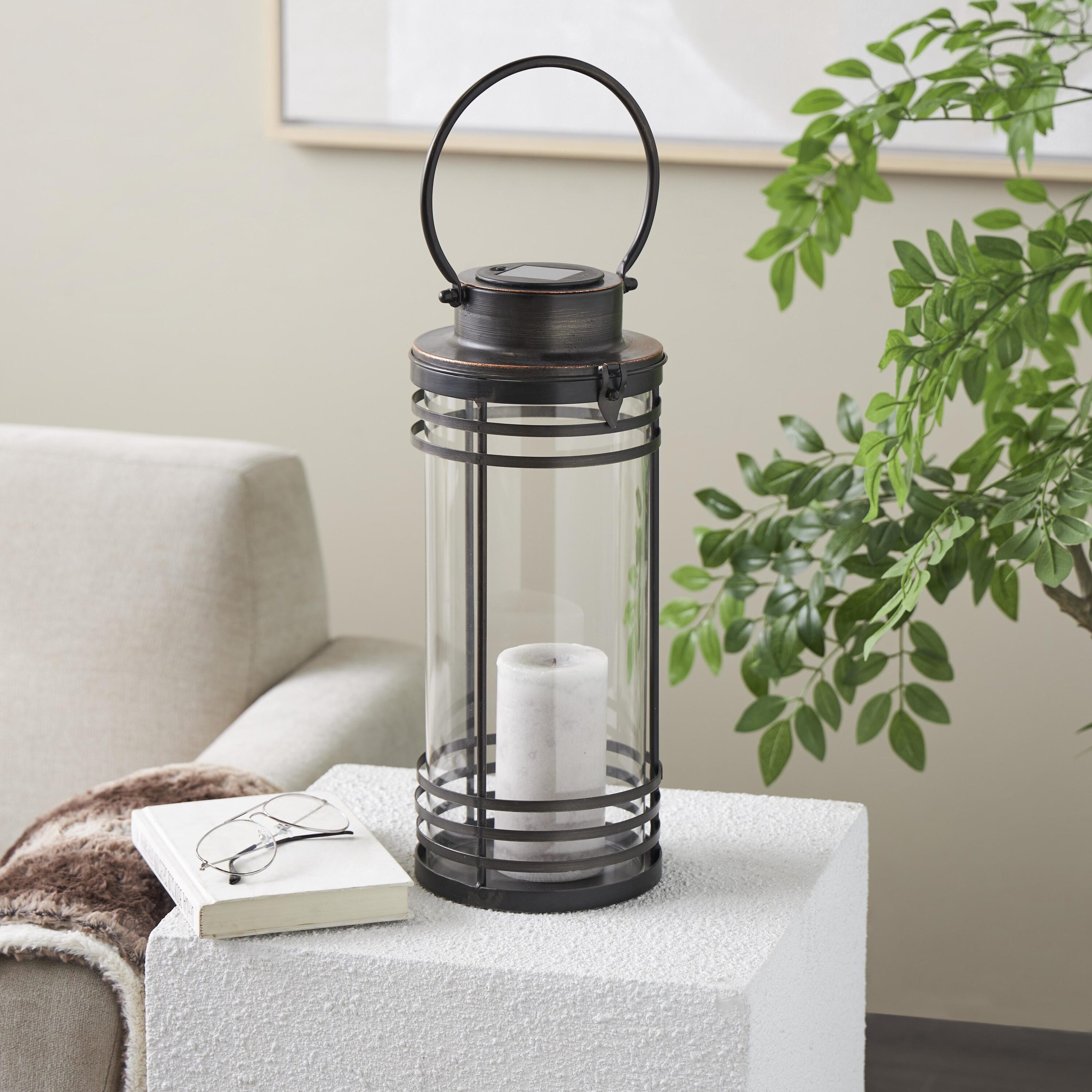 Grayson Lane 823083 1 Candle Metal Lantern Candle Holder