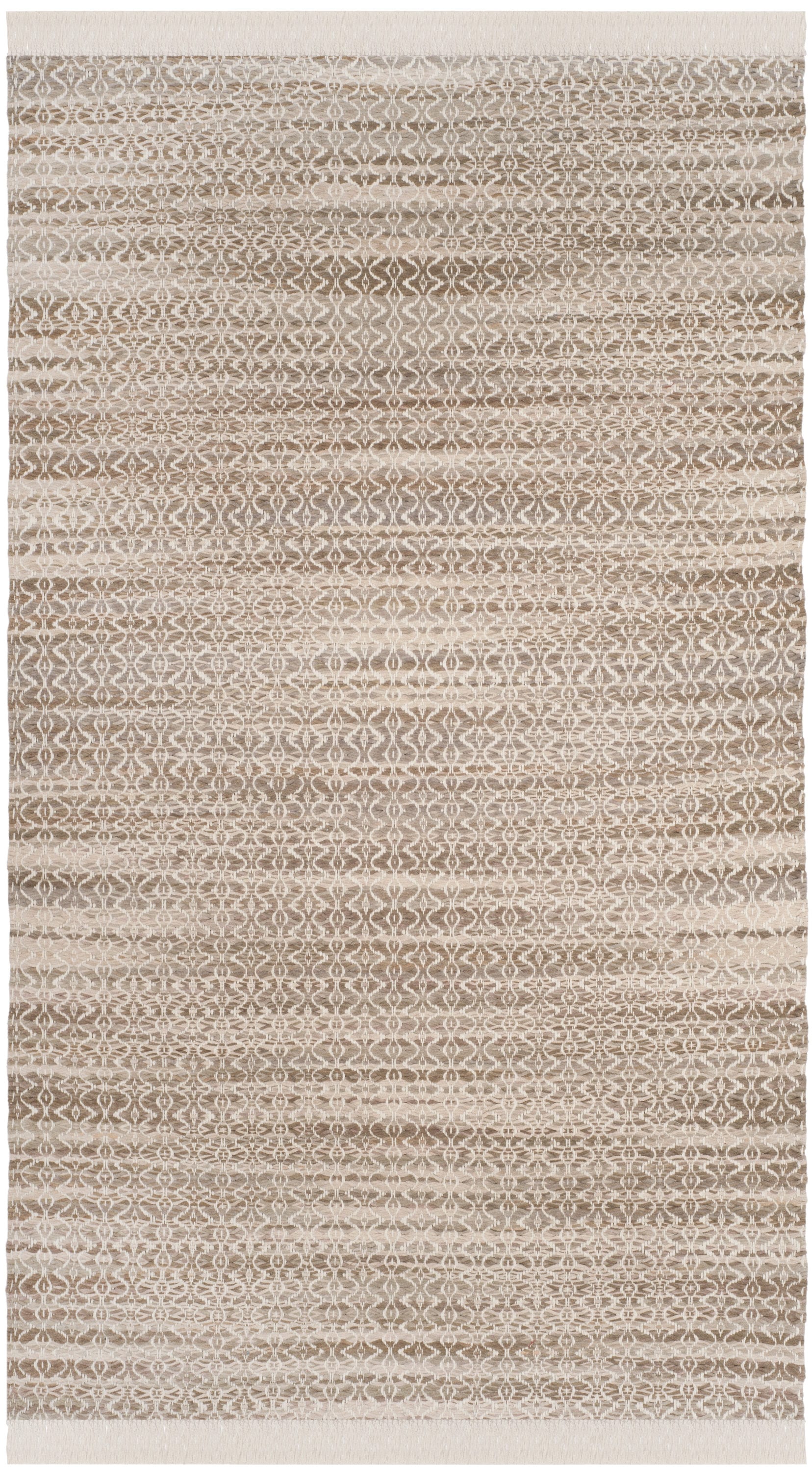 Safavieh BOS708A-5 Boston 5 x 8 (ft) Tufted Cotton Beige/Ivory Rectangular Indoor Distressed/Overdyed Vintage Area rug