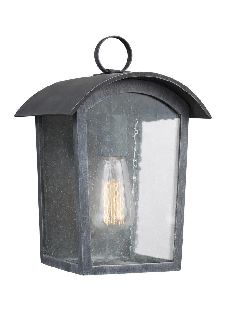 Feiss OL13300ABLK Hodges 7-in W 1-Light Ash Black Wall Sconce