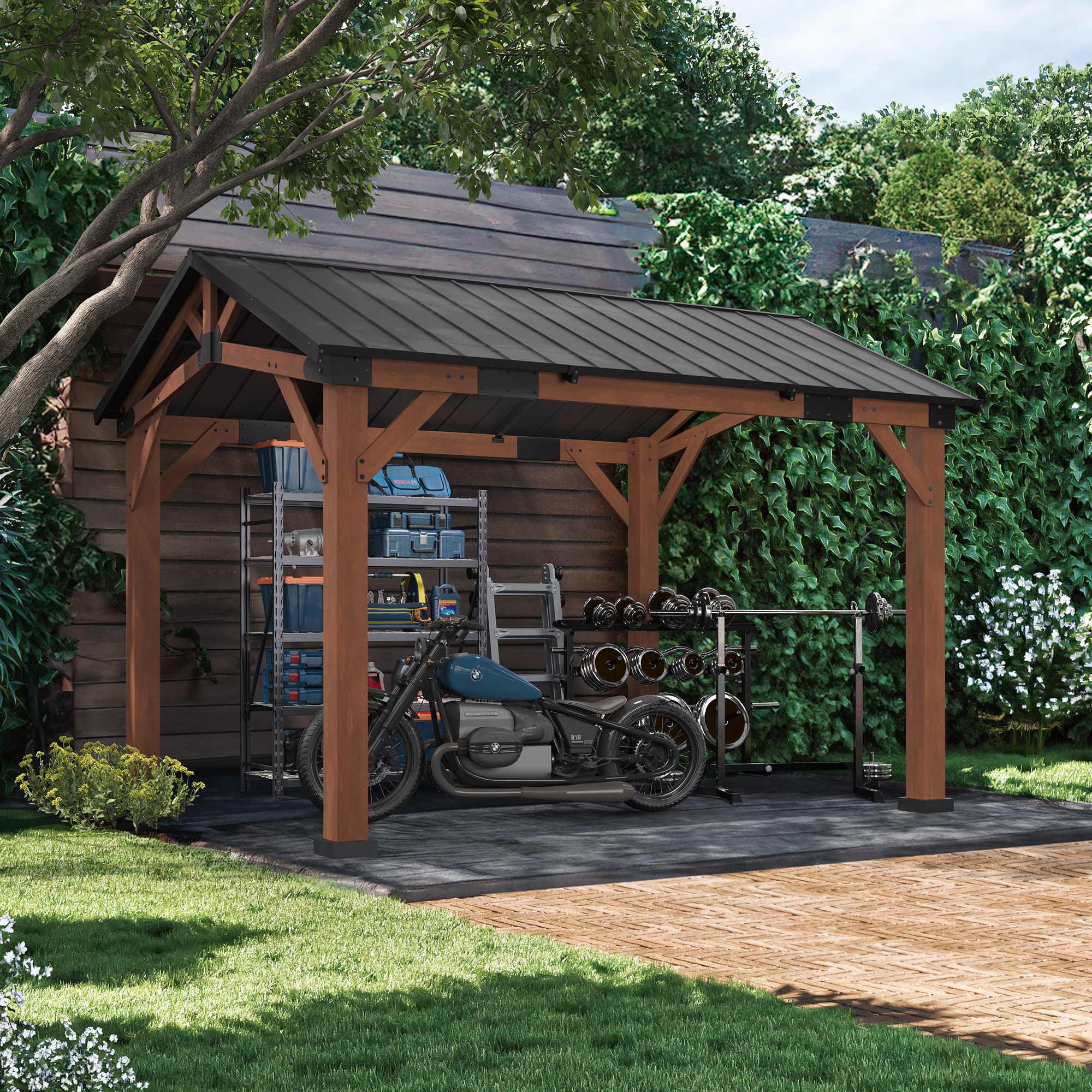 Yurevna TL-014-1ALS Wood-Resin-Gazebos - View #9