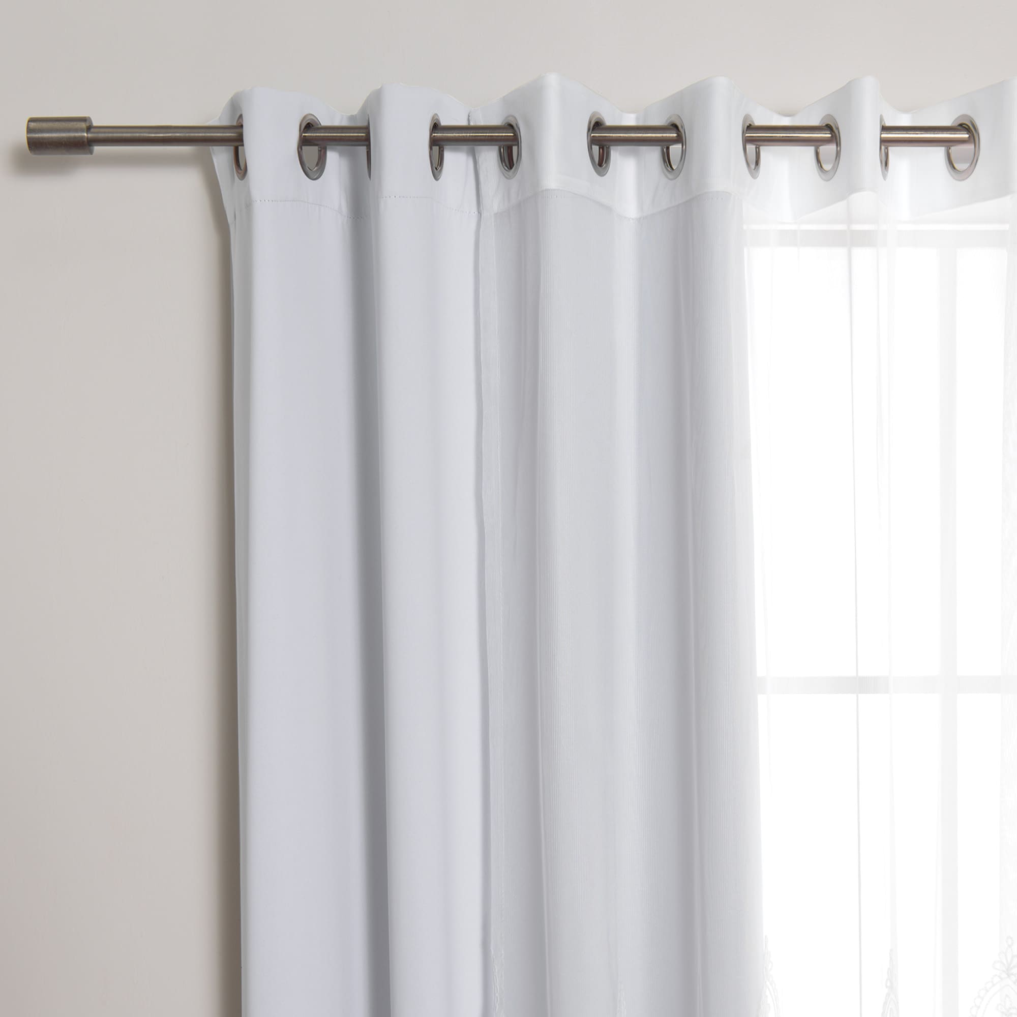 Best Home Fashion MM-TRELLIS-84-VAPOR curtains - View #2