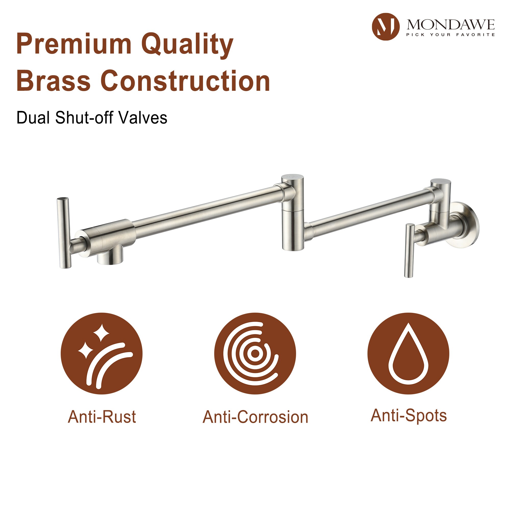 Mondawe OR-8046BN-DG Kitchen-Faucets - View #5
