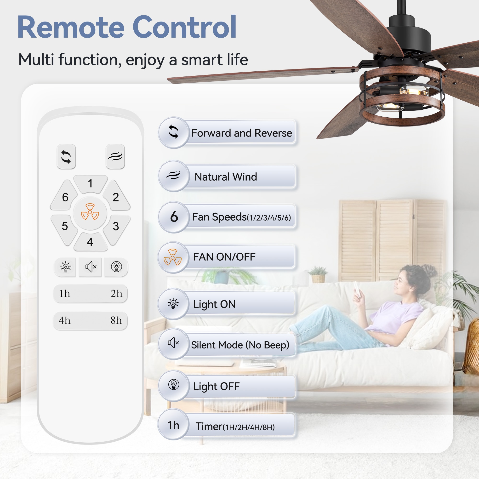 Breezary 29018-BK Ceiling-Fans - View #8