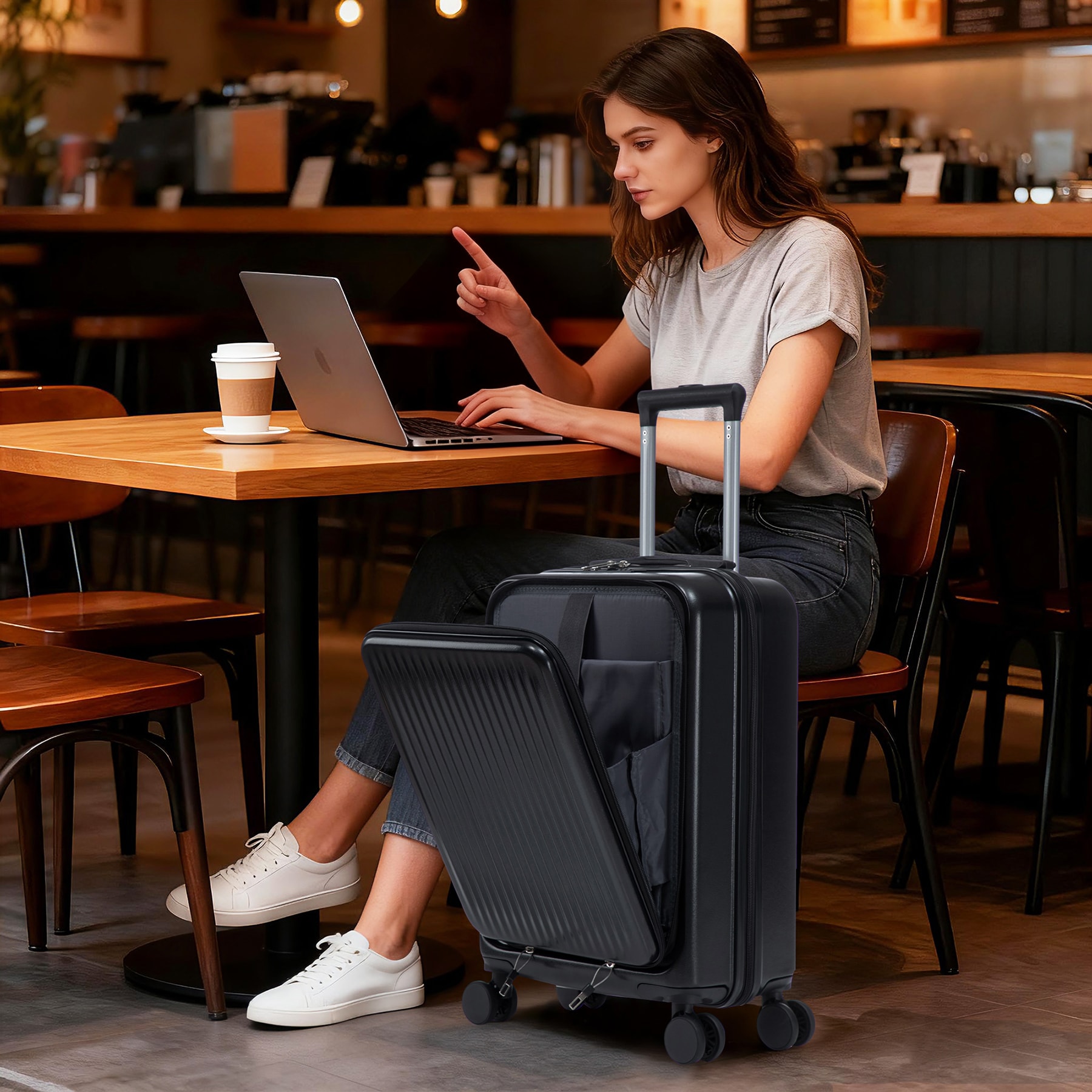 SINOFURN SYD9400001BK Luggage-And-Luggage-Sets - View #19