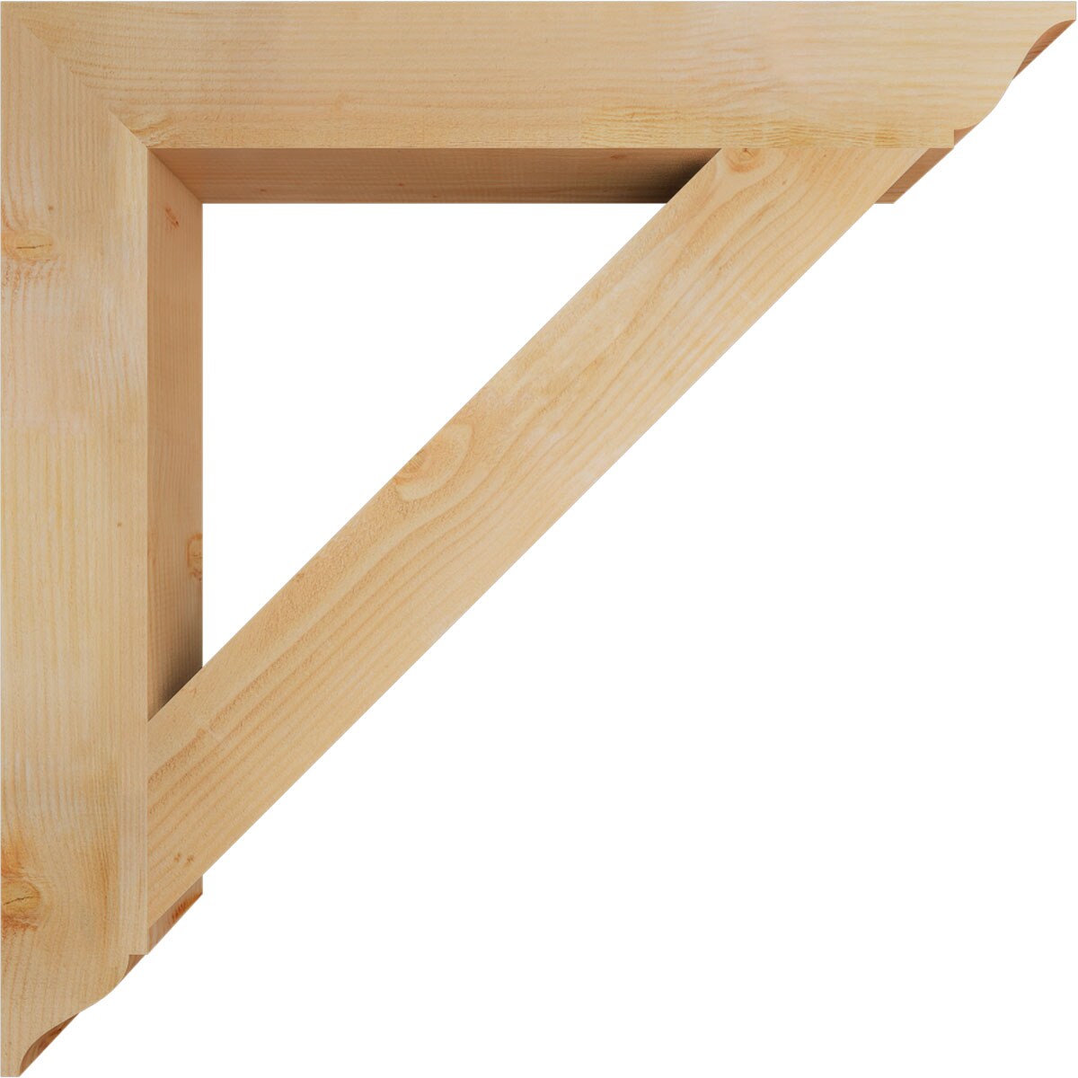 Ekena Millwork BKT06X44X44TRA01RDF Exterior-Brackets-Braces - View #3