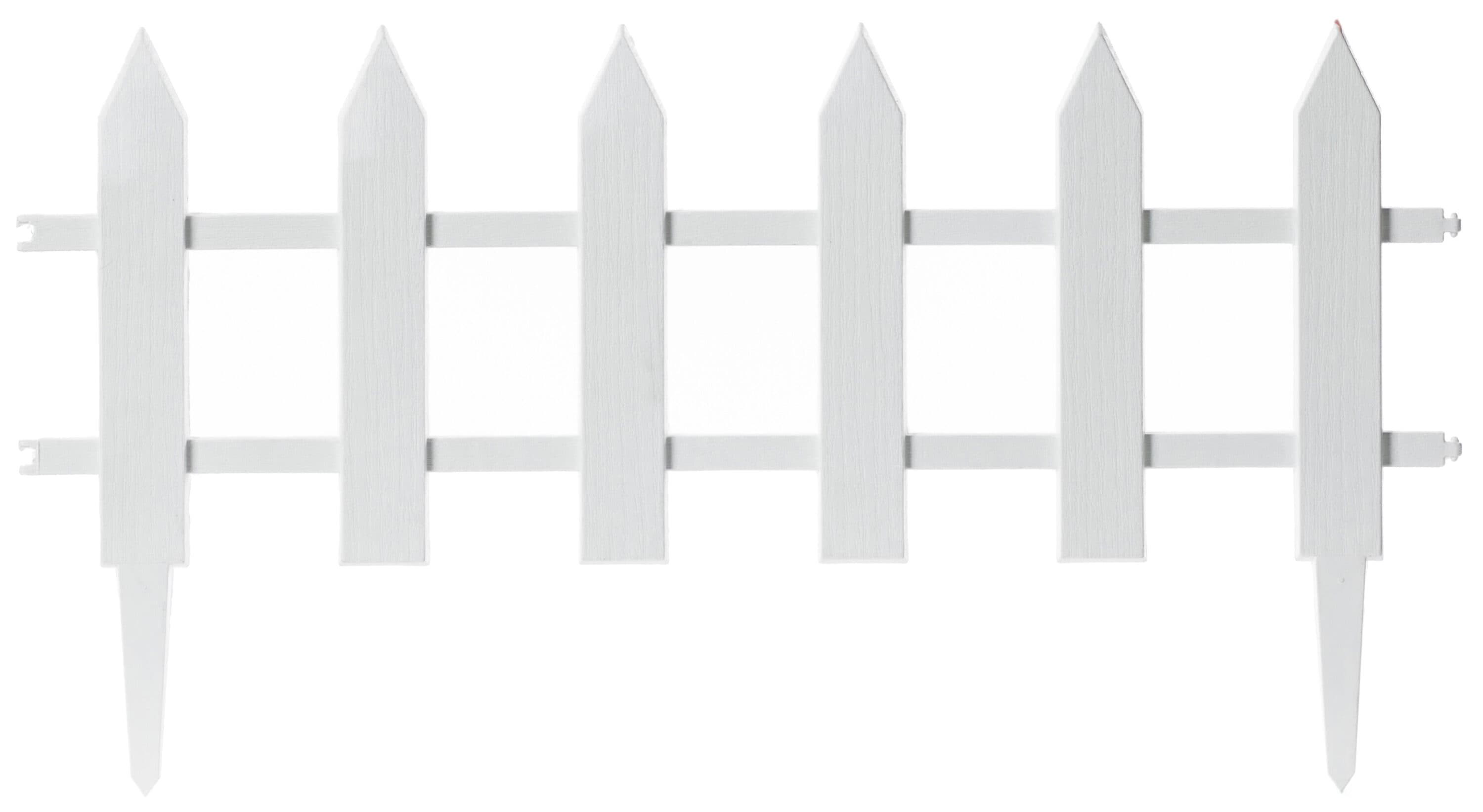 Gardenised White Vinyl Fencing At Lowes Com   42484060 