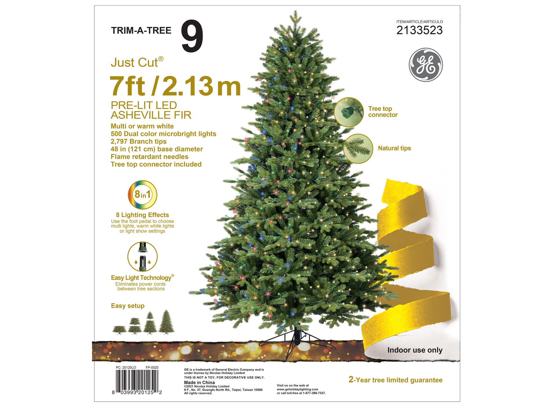 GE 20125LO Artificial-Christmas-Trees - View #10