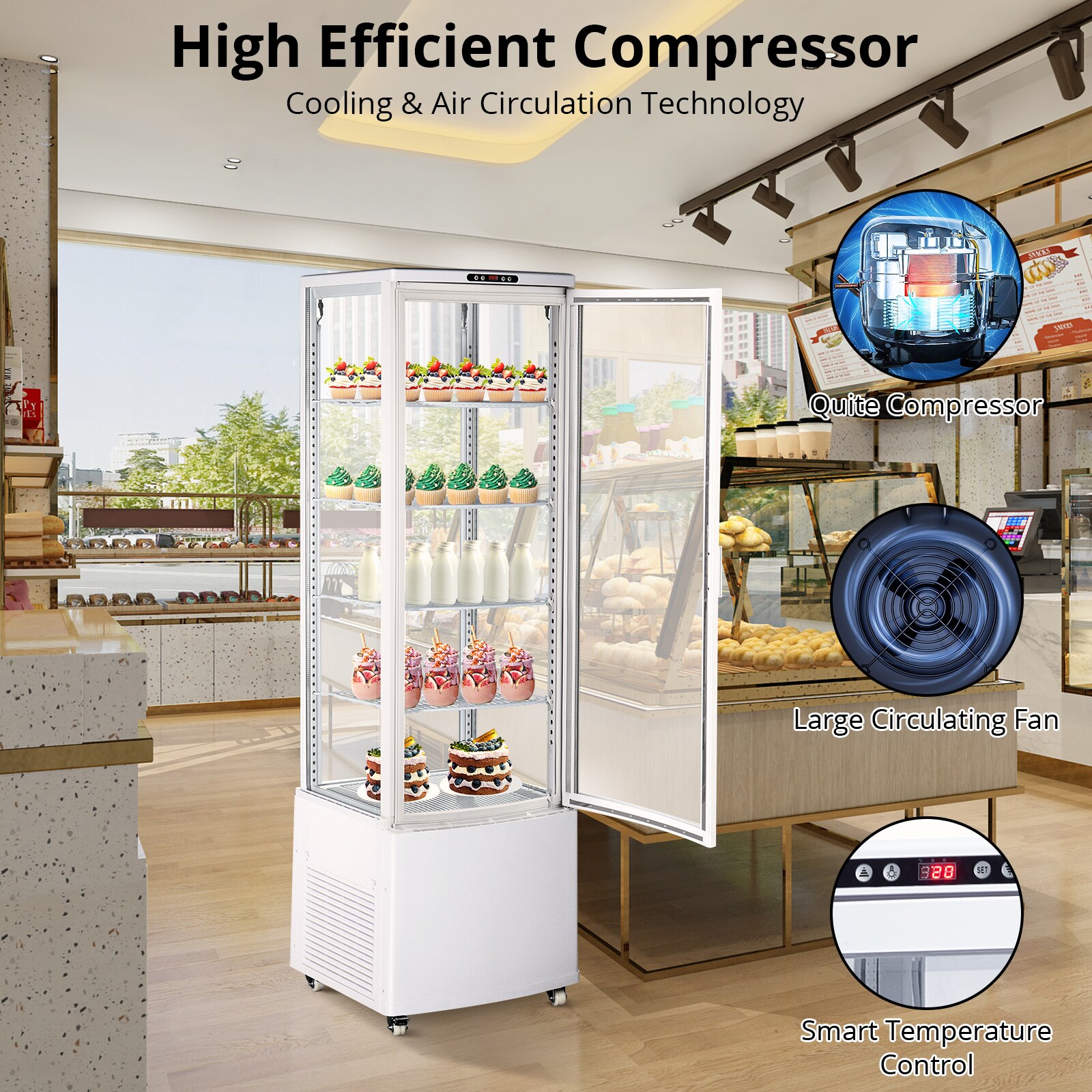 IdealHouse C1620WLZL3K5W Commercial-Refrigerators - View #5
