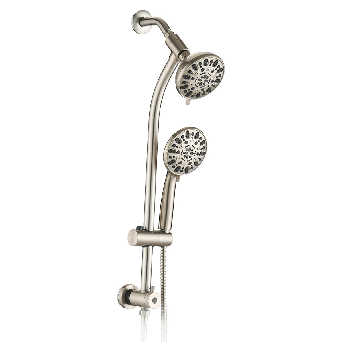 Mondawe MD-JMSW55531 Brushed Nickel 5-in Shower Faucet Bar System with 3-way Diverter