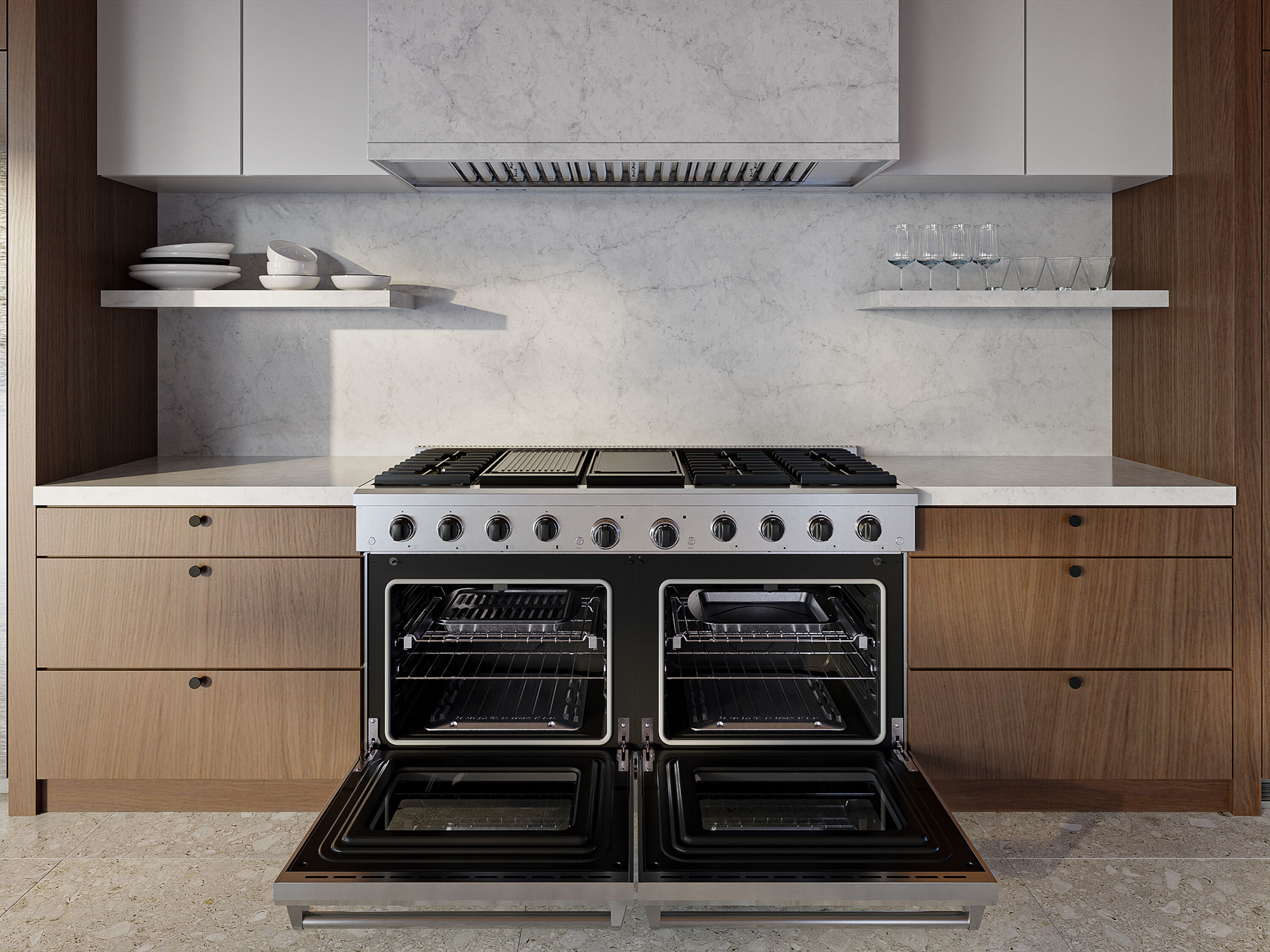 Thor Kitchen LRG60ELP Double-Oven-Gas-Ranges - View #3
