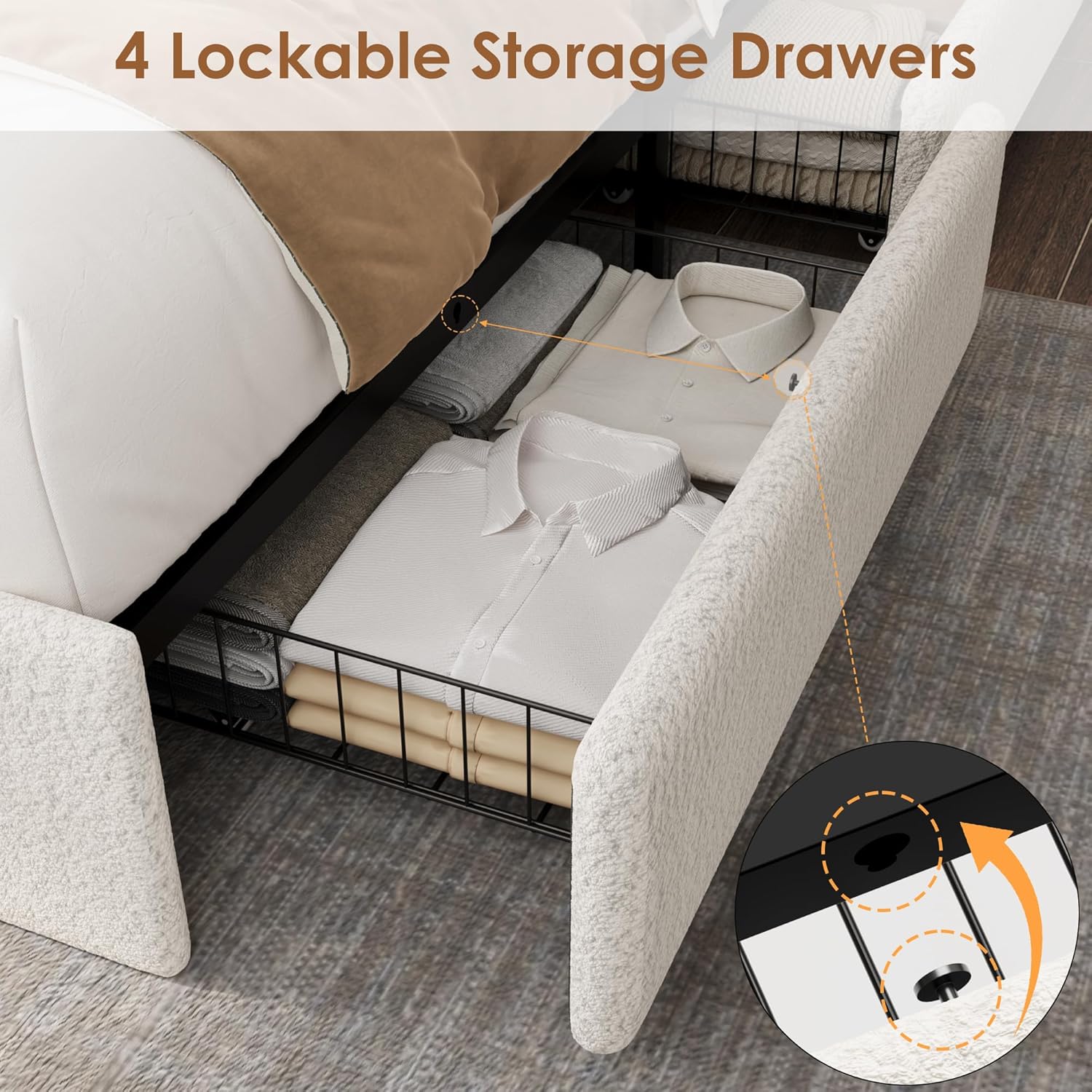 Qeetex LHF-BED-PHK-338SJ9JN beds - View #7