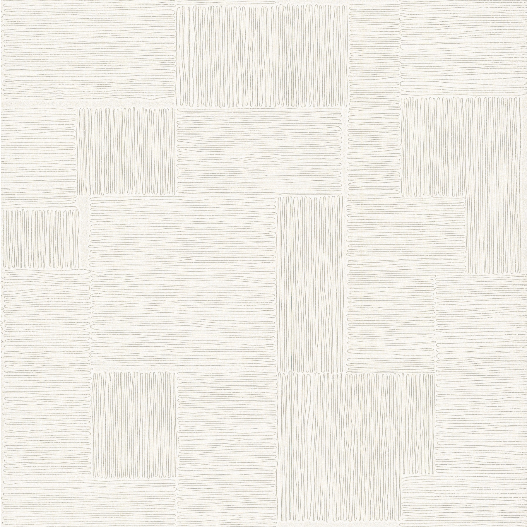 York Wallcoverings OI0701 New Origins 57.1-Sq. Feet Ivory Vinyl Geometric Unpasted Wallpaper