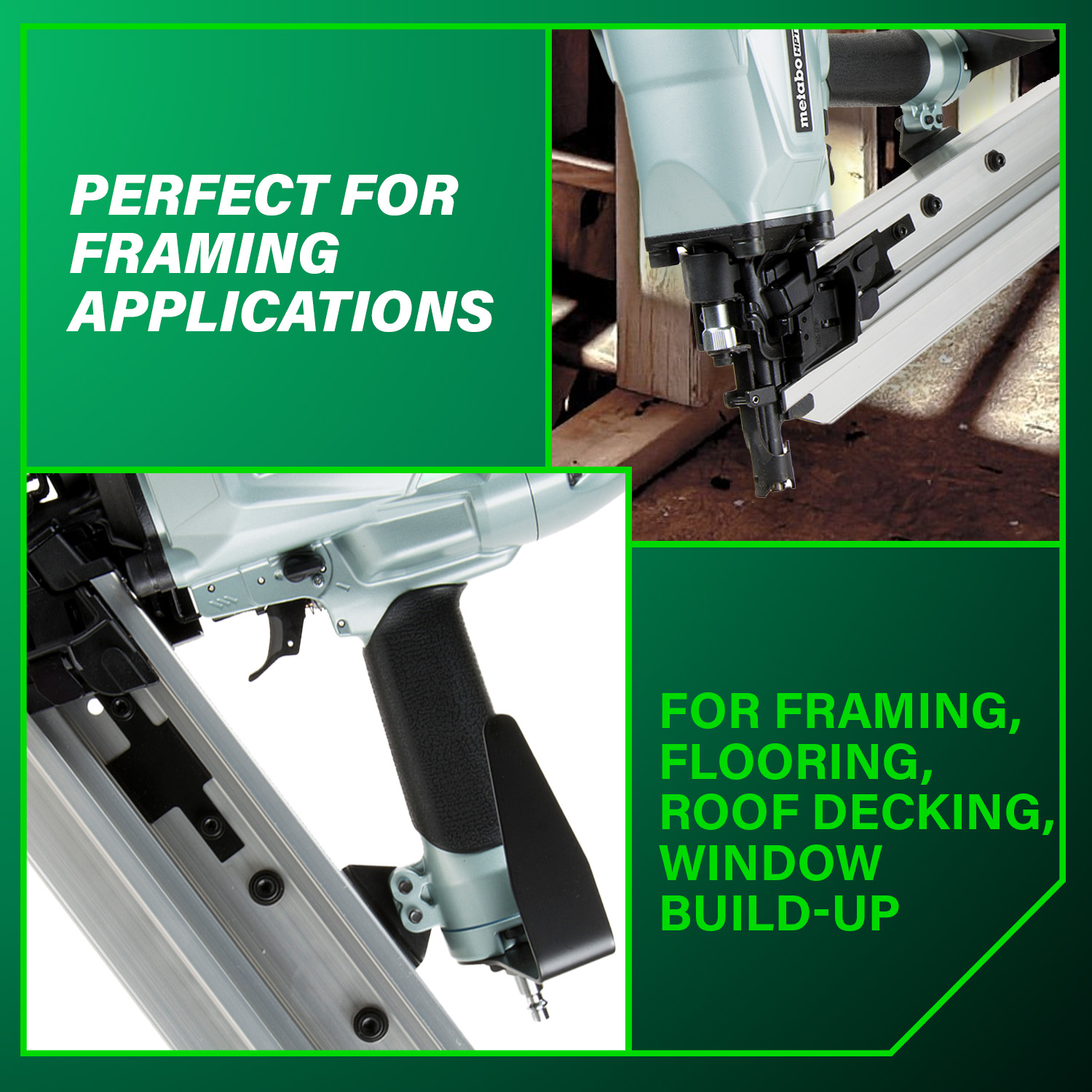 Metabo HPT NR90AC5M Cordless-Nailer - View #4